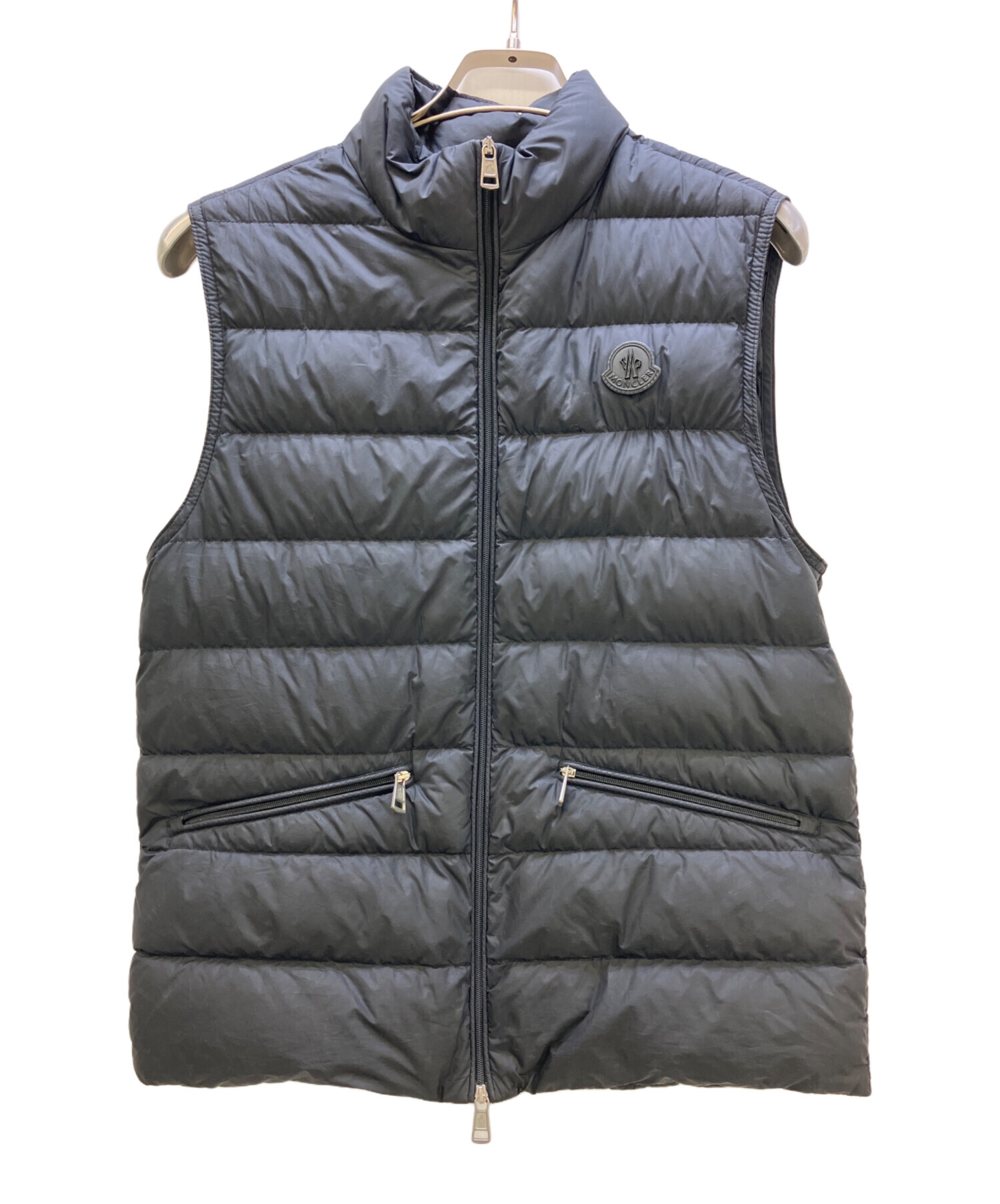中古・古着通販】MONCLER (モンクレール) ダウンベスト ブラック