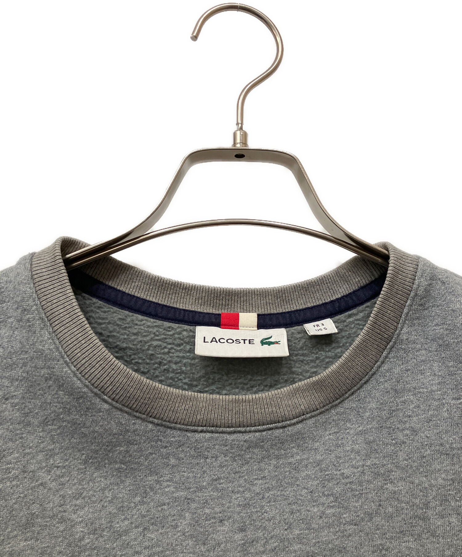 中古・古着通販】LACOSTE (ラコステ) スウェット グレー サイズ:S 