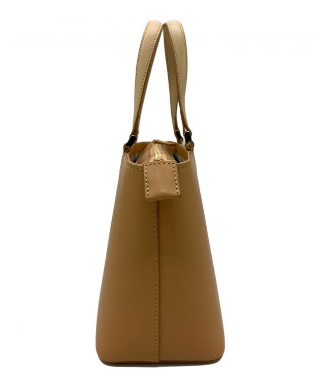 中古・古着通販】BURBERRY (バーバリー) ハンドバッグ ベージュ
