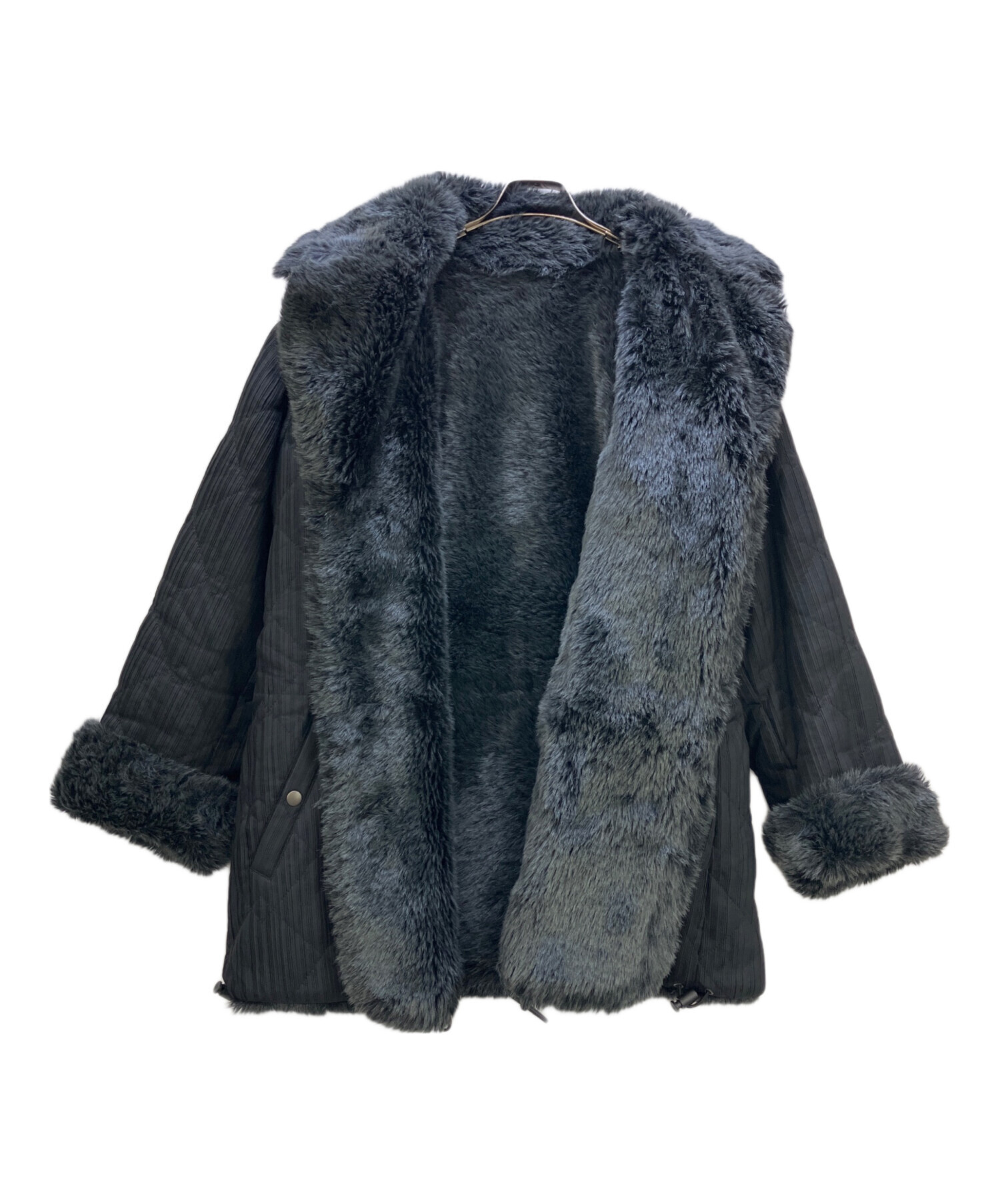 中古・古着通販】ISSEY MIYAKE (イッセイミヤケ) ファーコート