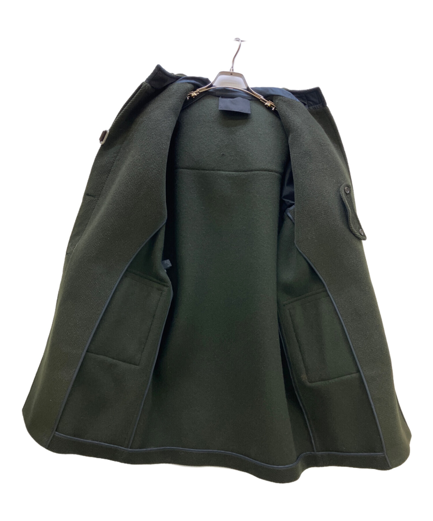 中古・古着通販】PRADA (プラダ) ダッフルコート オリーブ サイズ:46