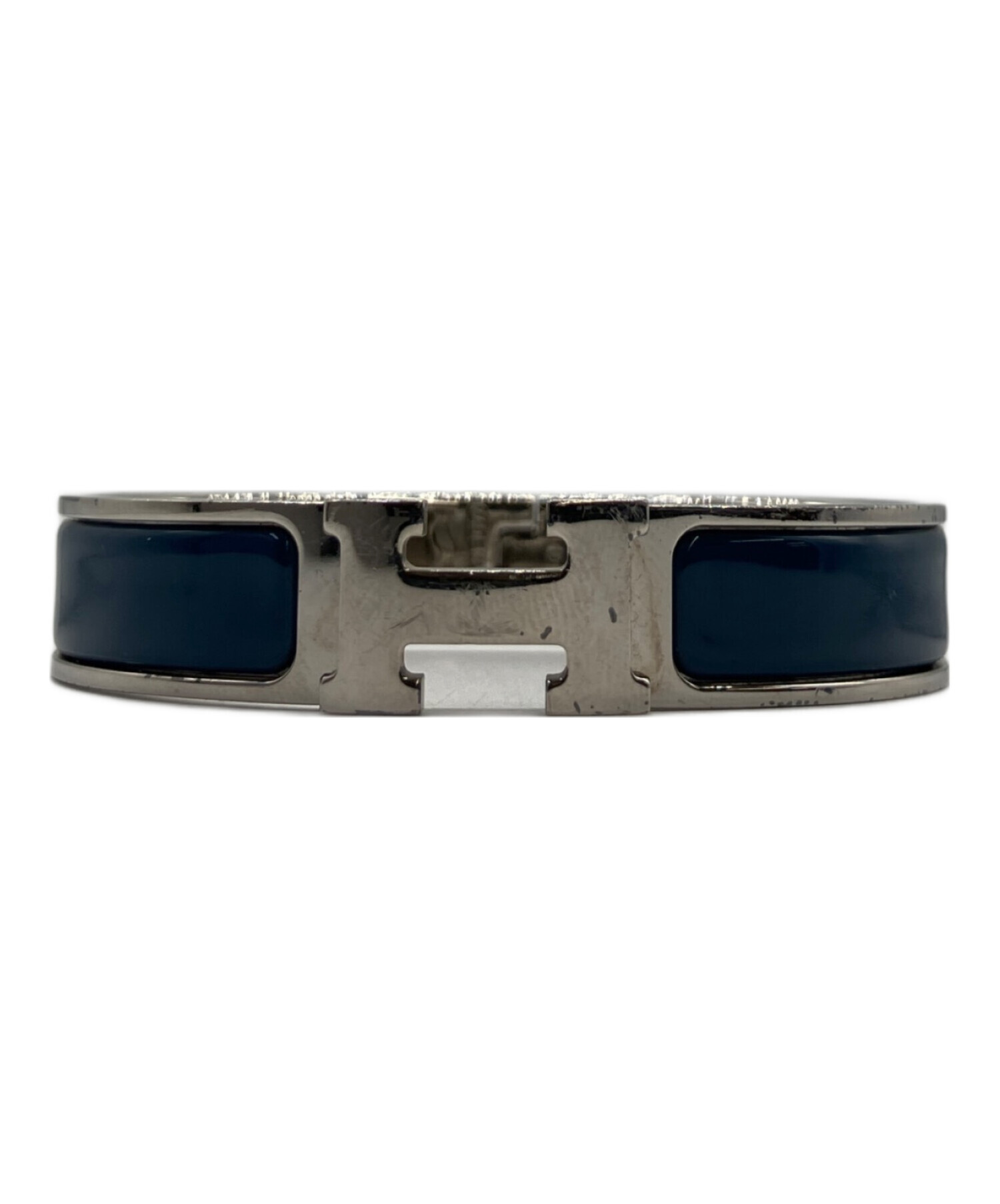 中古・古着通販】HERMES (エルメス) クリックH ブレスレット ブルー 