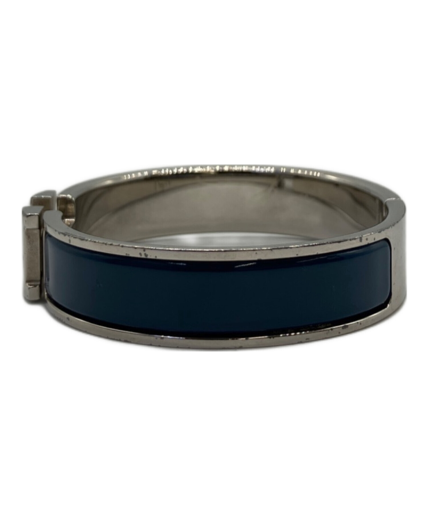 中古・古着通販】HERMES (エルメス) クリックH ブレスレット ブルー