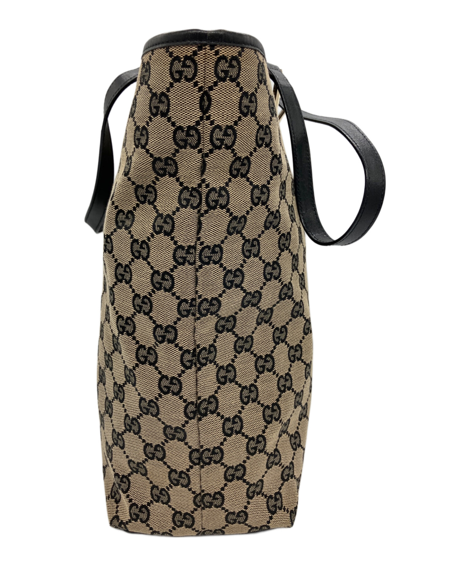 中古・古着通販】GUCCI (グッチ) トートバッグ GG総柄 ベージュ 