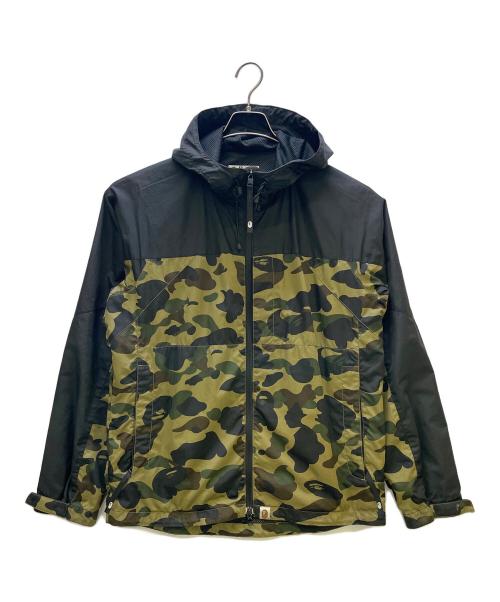 A BATHING APE ナイロンジャケット 紫/黄緑 中古・古着通販】BAPE BY A BATHING APE (ベイプバイアベイシング