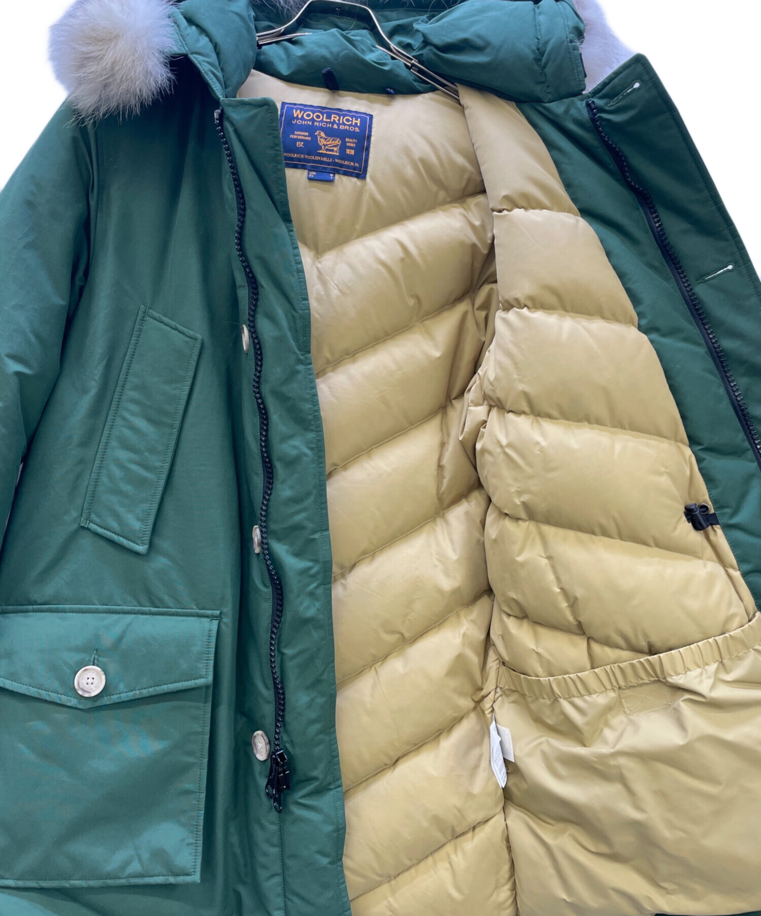 中古・古着通販】WOOLRICH (ウールリッチ) ダウンジャケット グリーン