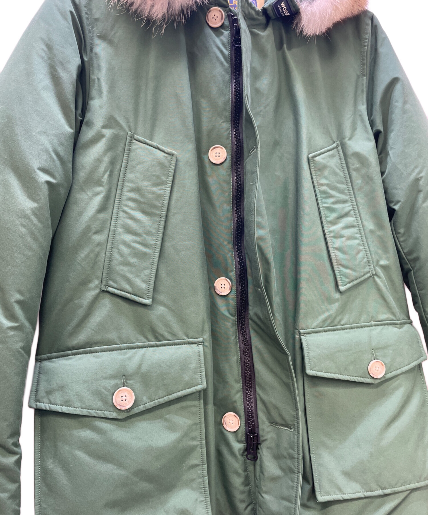 中古・古着通販】WOOLRICH (ウールリッチ) ダウンジャケット グリーン
