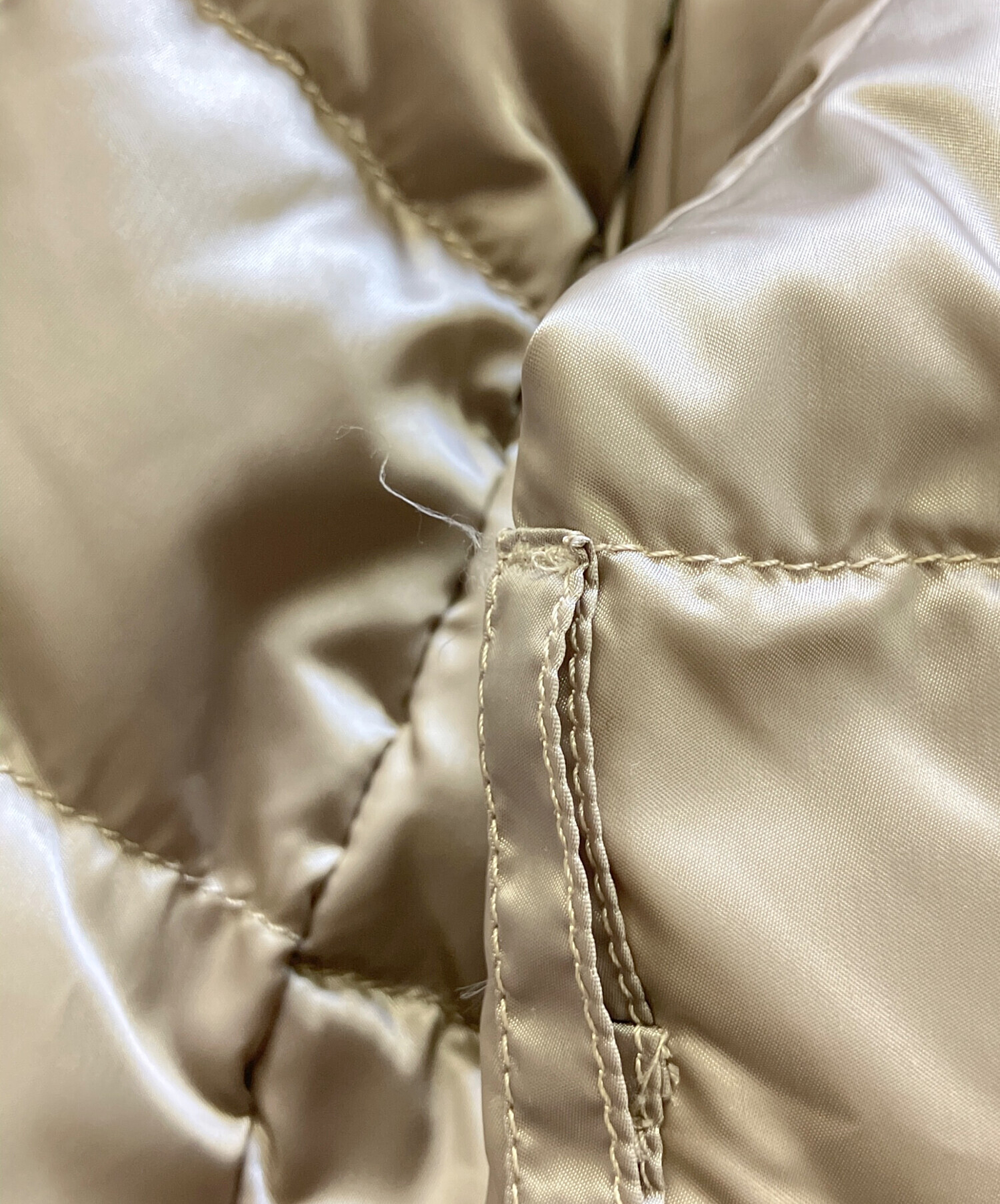 中古・古着通販】MaxMara (マックスマーラ) ダウンコート ベージュ