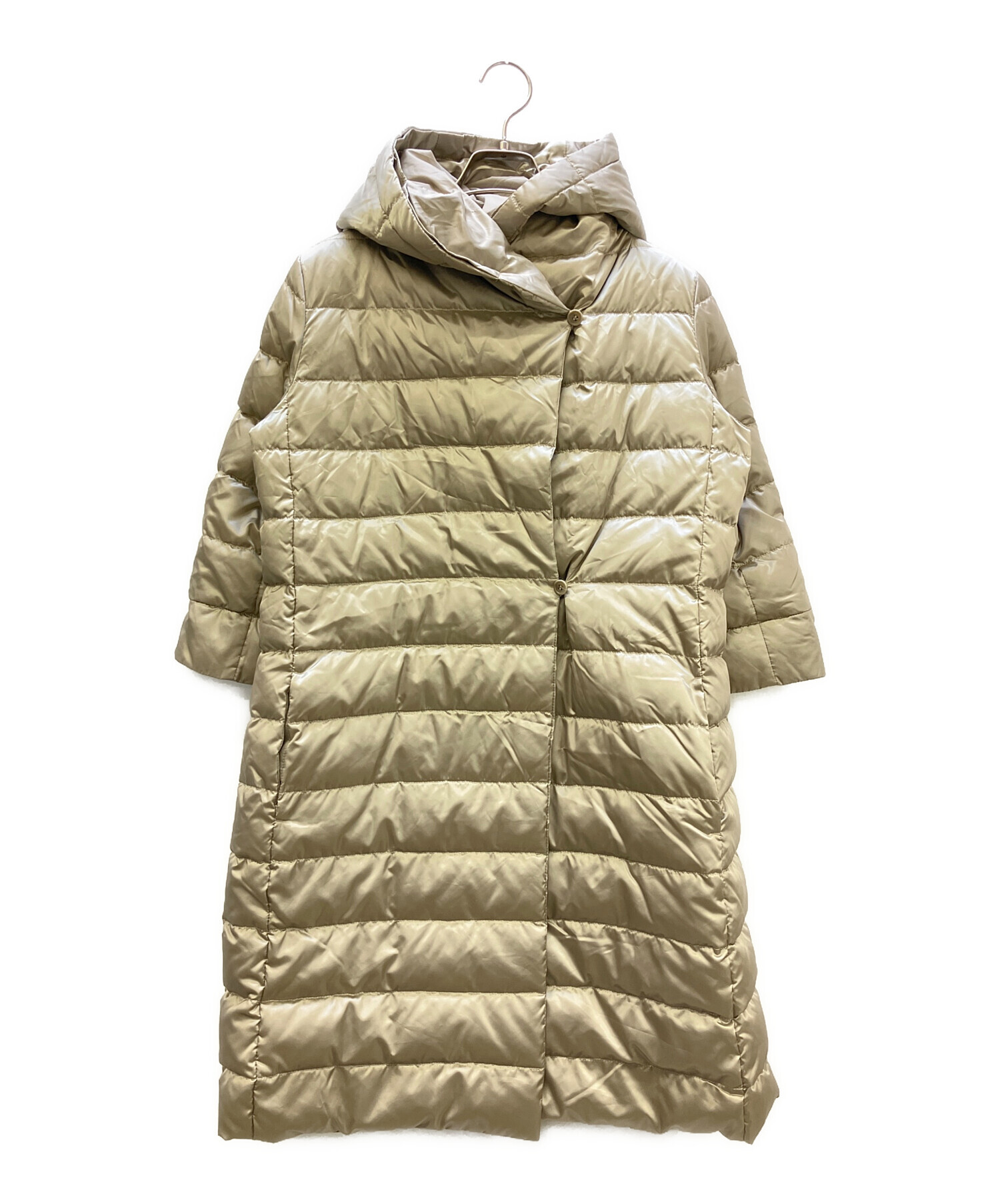 中古・古着通販】MaxMara (マックスマーラ) ダウンコート ベージュ