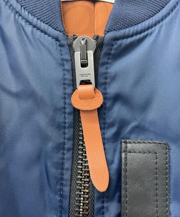 中古・古着通販】COACH (コーチ) MA-1ジャケット ネイビー サイズ:S