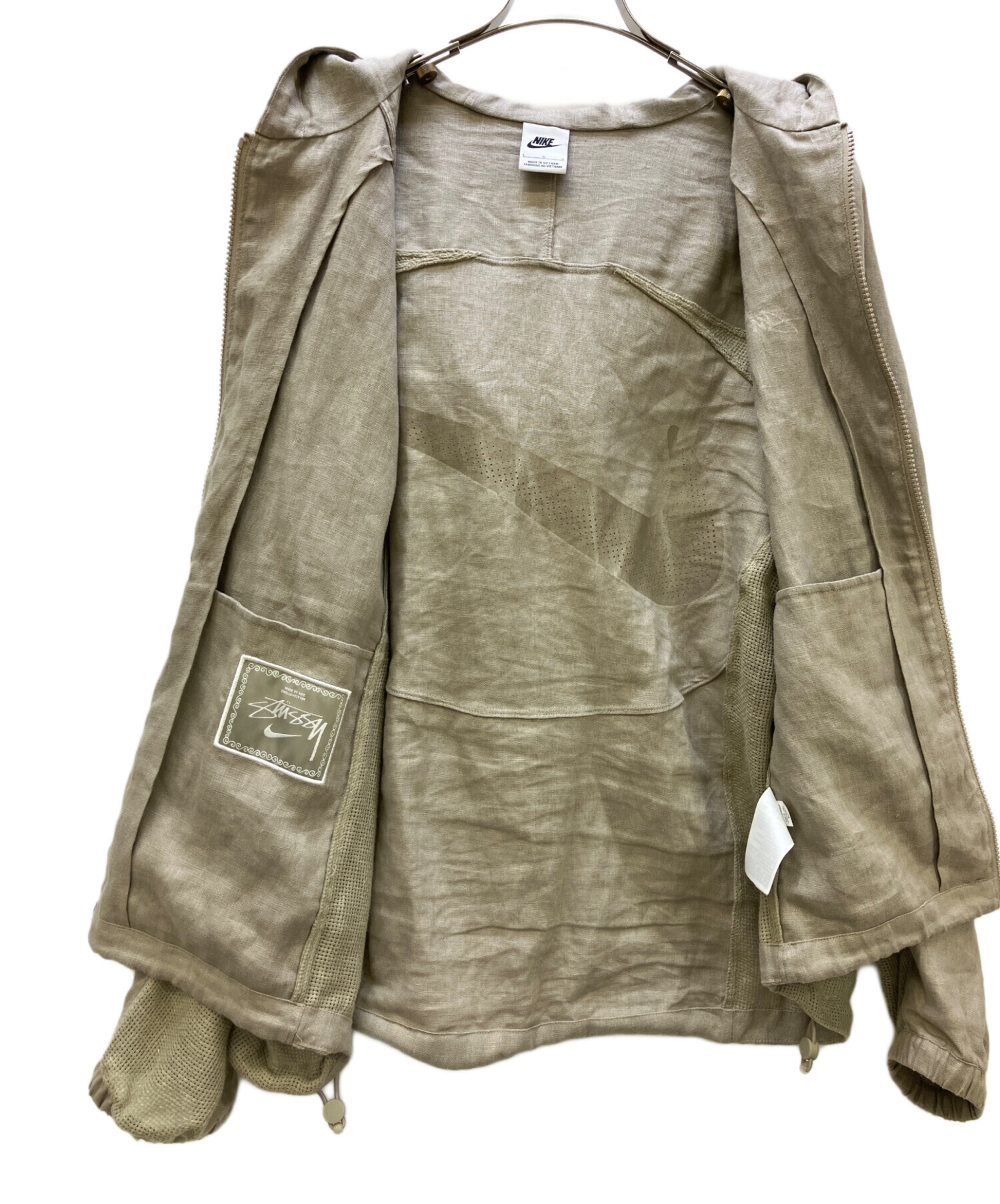 中古・古着通販】NIKE (ナイキ) stussy (ステューシー) リネンシェル 