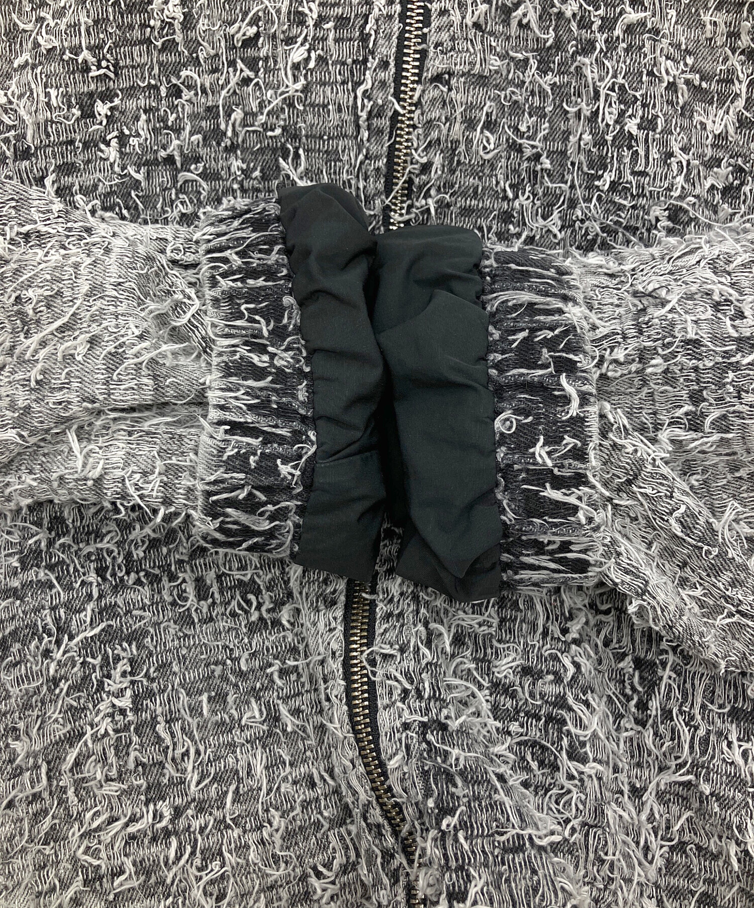 中古・古着通販】DIESEL (ディーゼル) フリンジジャケット グレー