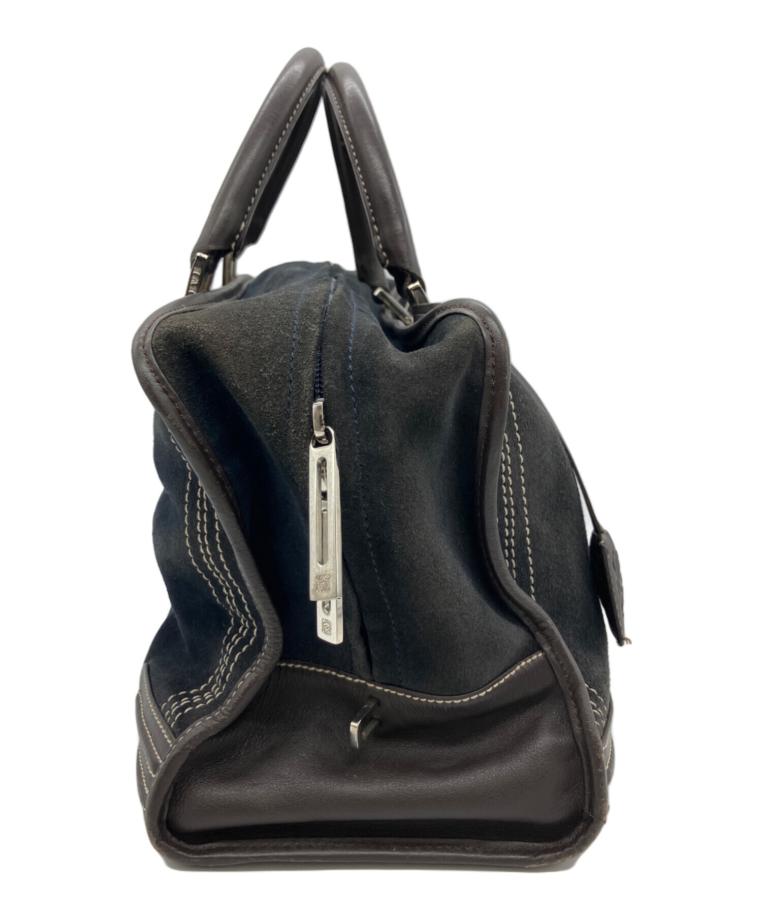 中古・古着通販】LOEWE (ロエベ) ハンドバッグ アマソナ36 ブラック