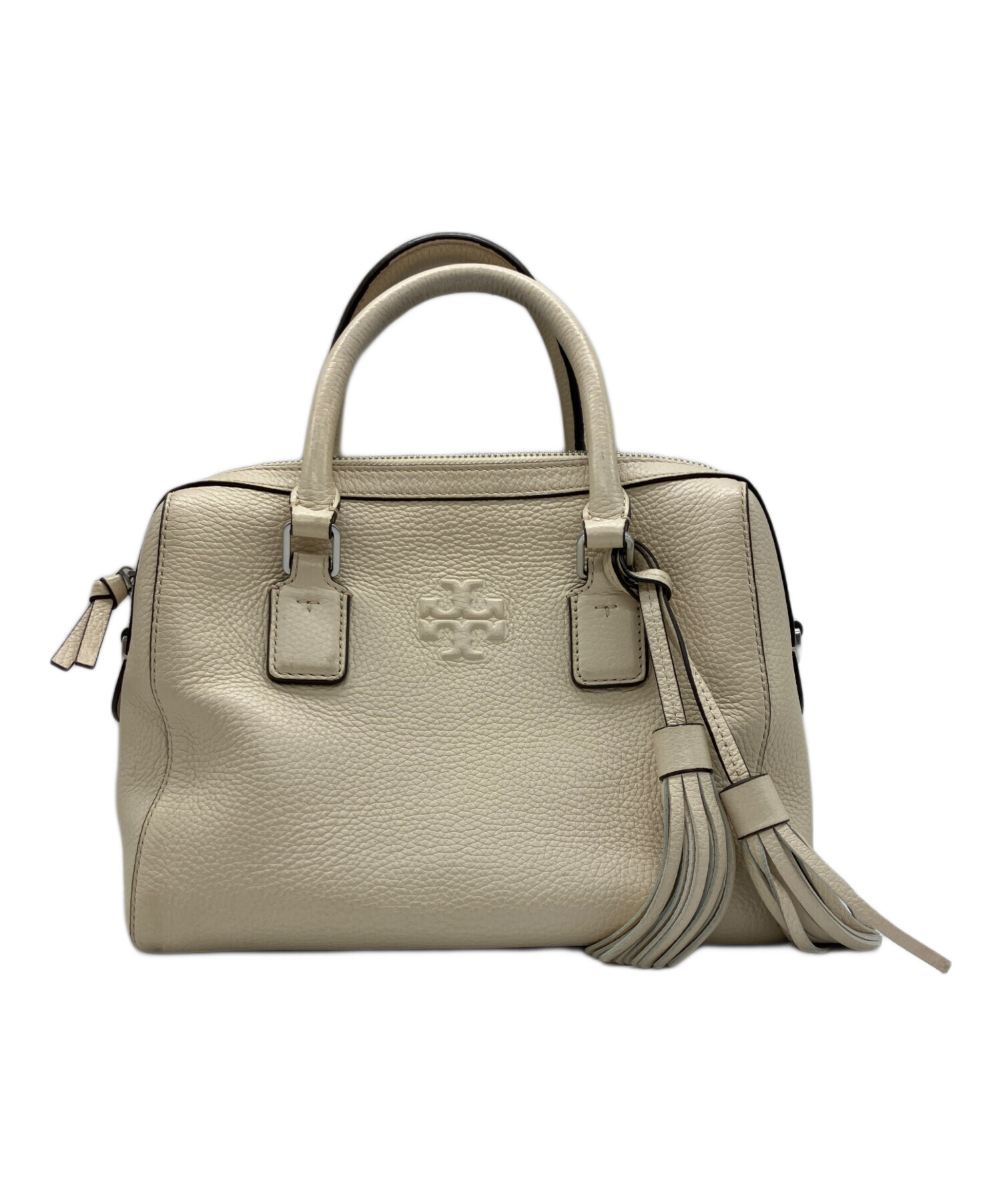 中古・古着通販】TORY BURCH (トリーバーチ) ハンドバッグ ベージュ 