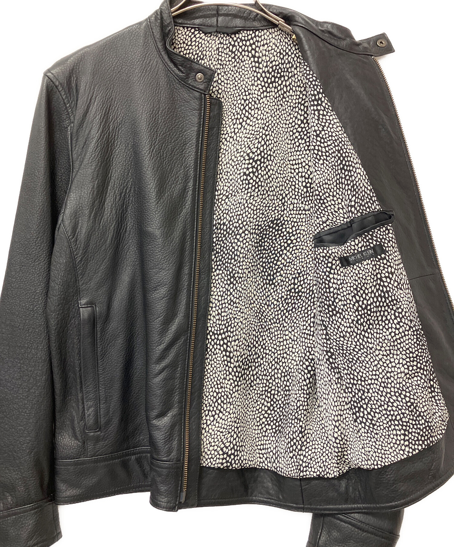 中古・古着通販】MICHEL KLEIN HOMME (ミッシェルクラン オム) レザー 