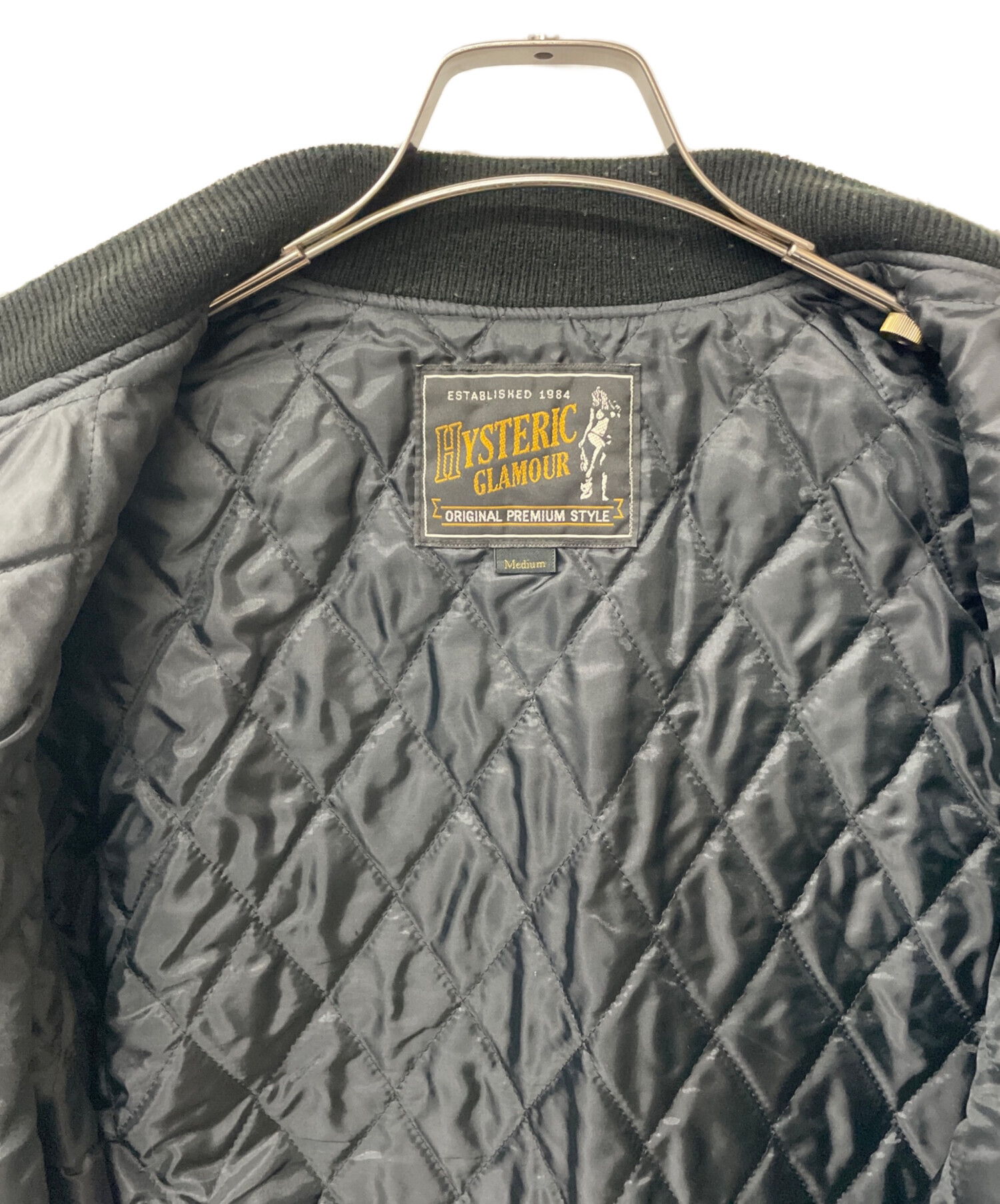 ヒステリックグラマー スタジャン ブラック サイズ M HYSTERIC ASSOCIATION スタジャン|HYSTERIC GLAMOUR MEN | HYSTERIC