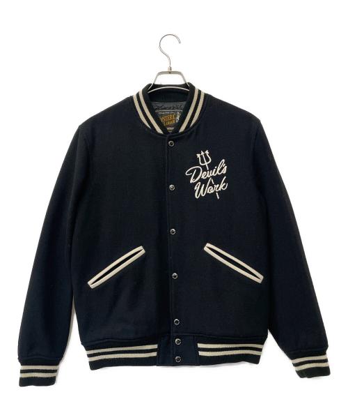 【中古品】ヒステリックグラマー クローバースタジャン ヴィンテージ HYSTERIC GLAMOUR(ヒステリックグラマー) / スタジャン/M/ナイロン/BLK