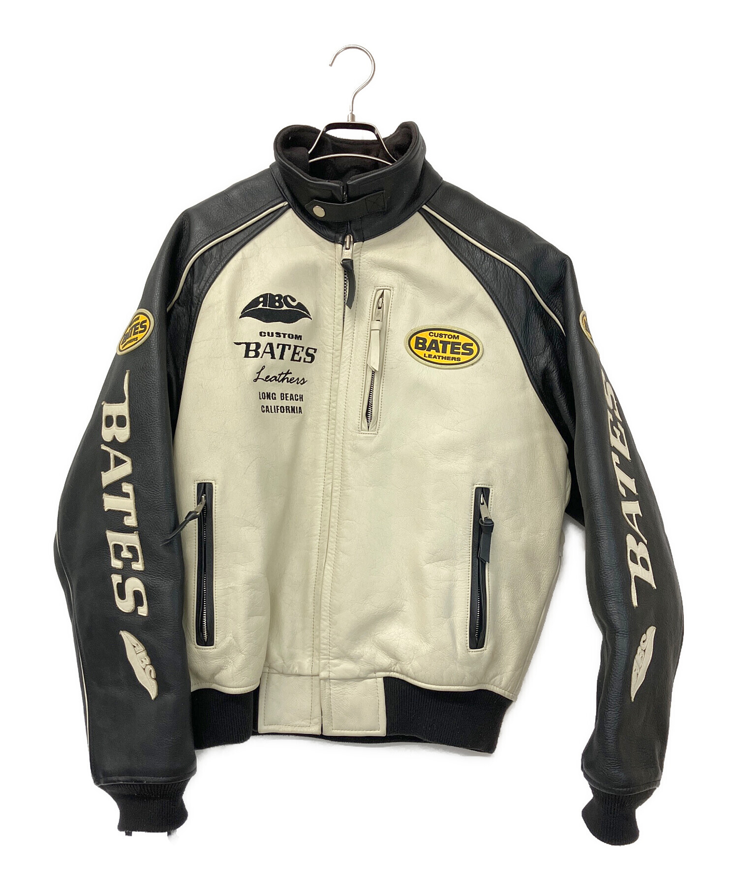 中古・古着通販】BATES (ベイツ) ライダースジャケット ベージュ