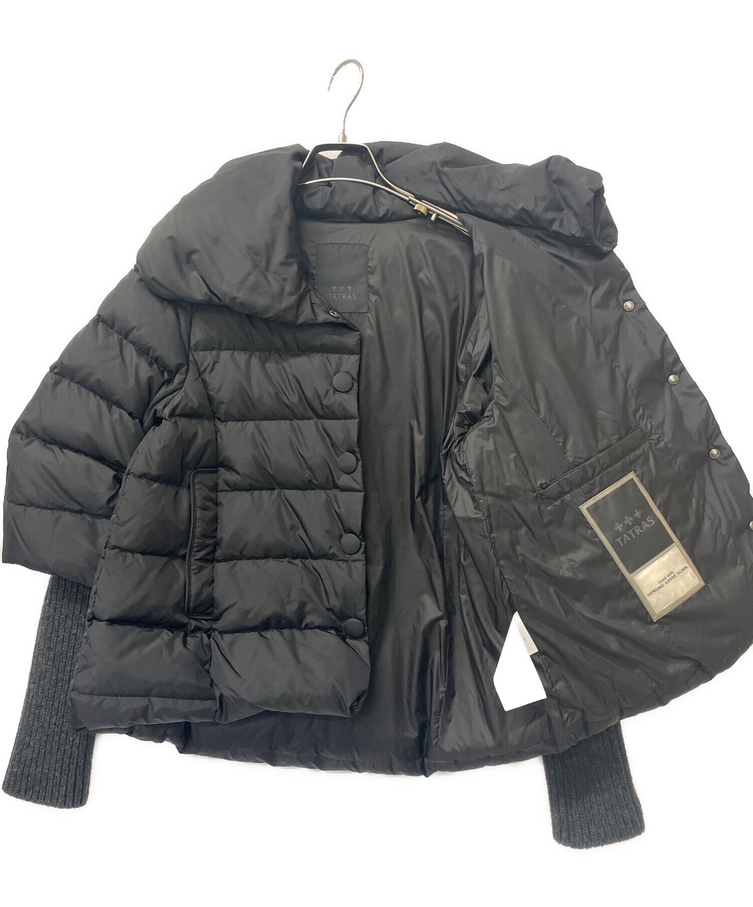 中古・古着通販】TATRAS (タトラス) ダウンジャケット ブラック サイズ