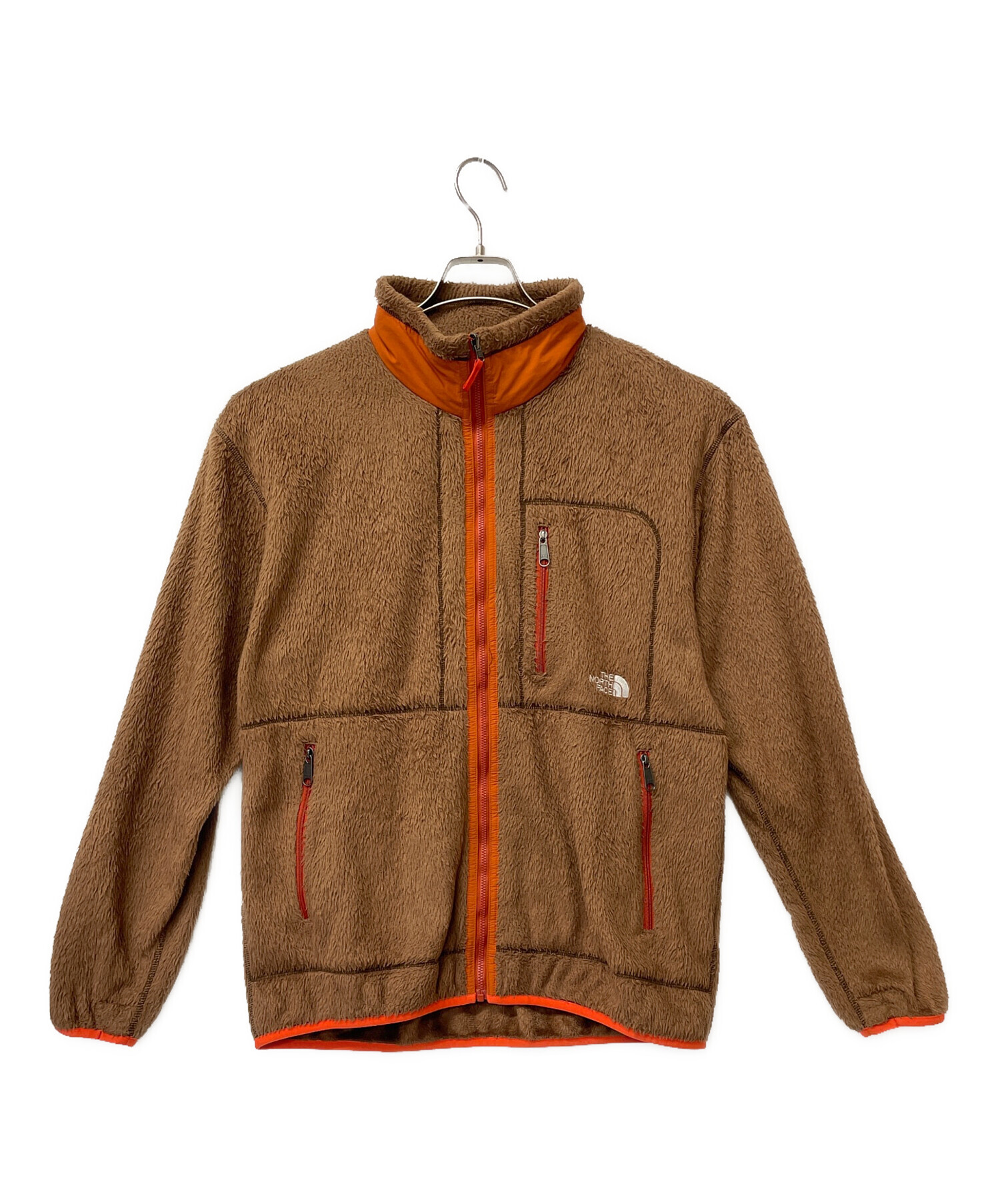 【ヴィンテージ】古着 ジャケット ヘリンボーン ブラウン カーキ 青 レトロ 中古・古着通販】THE NORTH FACE (ザ ノース フェイス) ジップイン