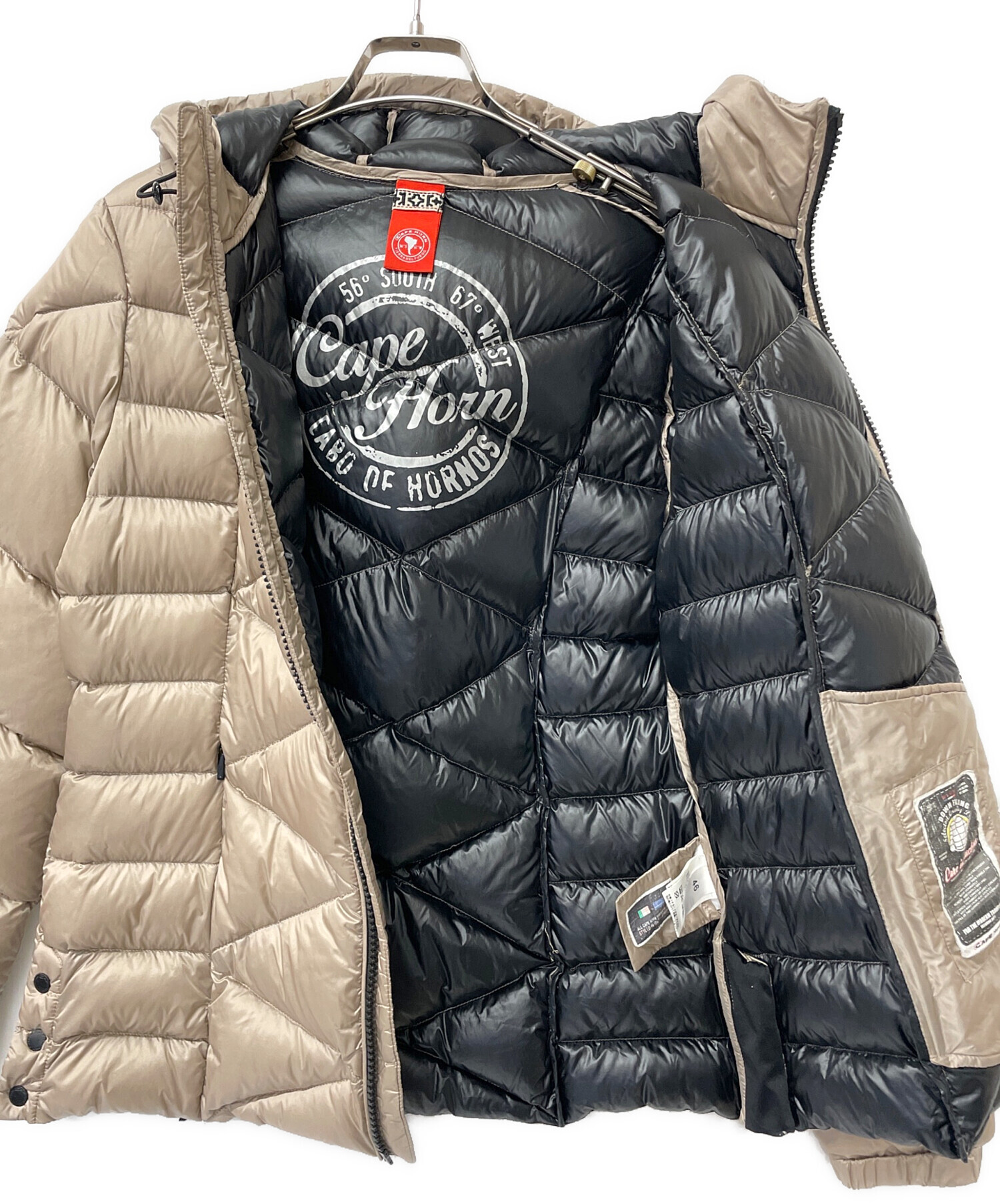 中古・古着通販】CAPE HORN (ケープホーン) ダウンジャケット ベージュ