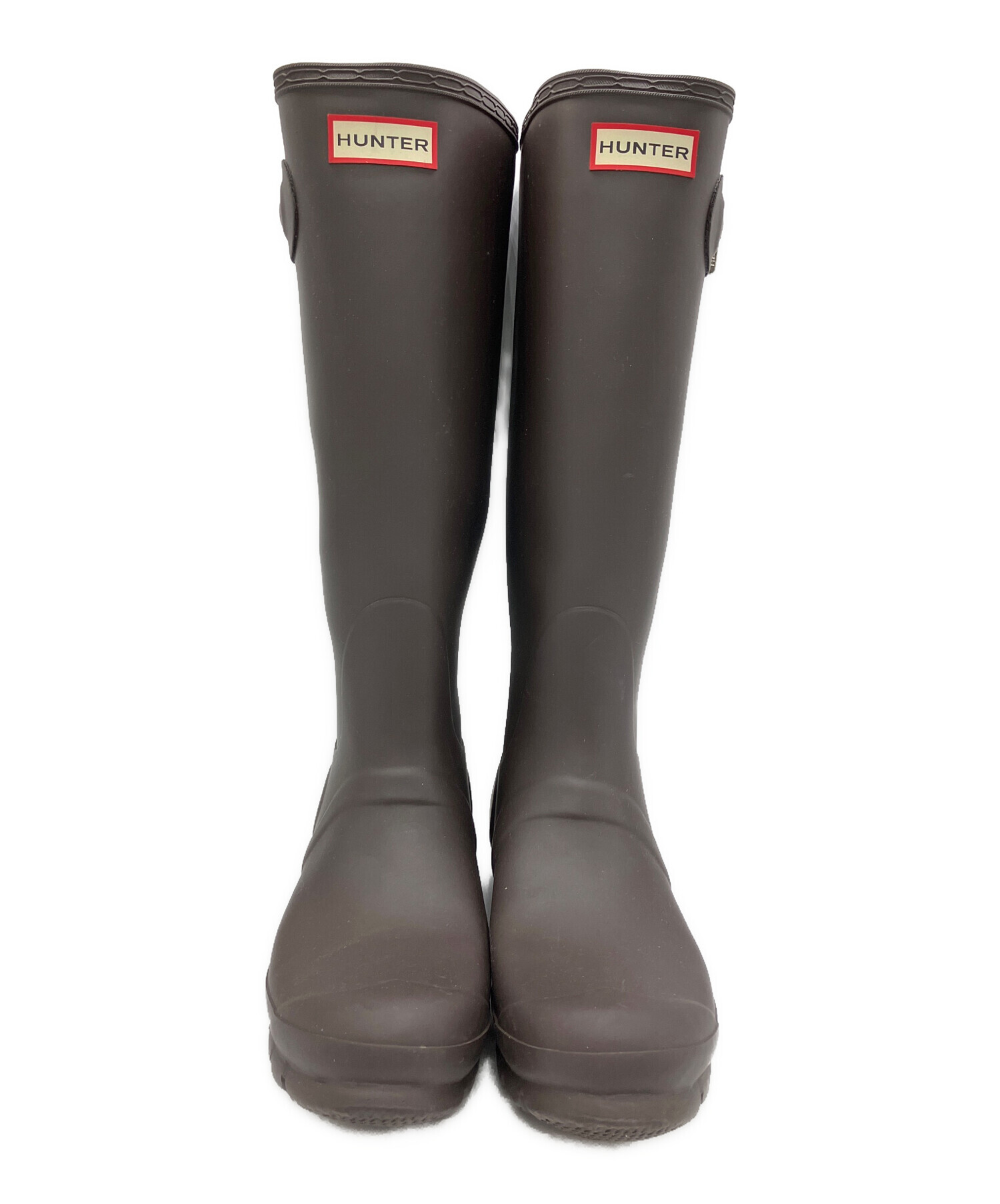 HUNTER レインブーツ UK 5 中古・古着通販】HUNTER (ハンター) ロングレインブーツ ブラウン