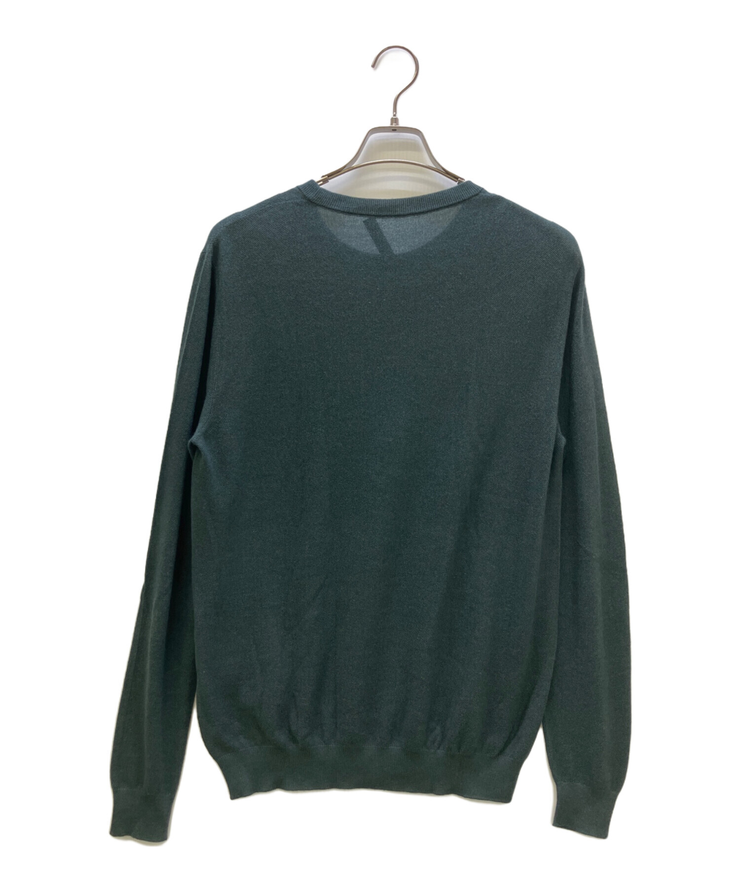 PRADA プラダ ニット・セーター 38(S位) 緑 【古着】【中古】 中古・古着通販】PRADA (プラダ) カシミヤ×シルクニットカーディガン