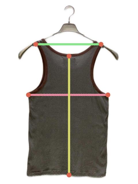マルタンマルジェラ ジオメトリックトリムタンクトップ 2005SS 本人期 中古・古着通販】Maison Margiela (メゾンマルジェラ) ジオメトリック