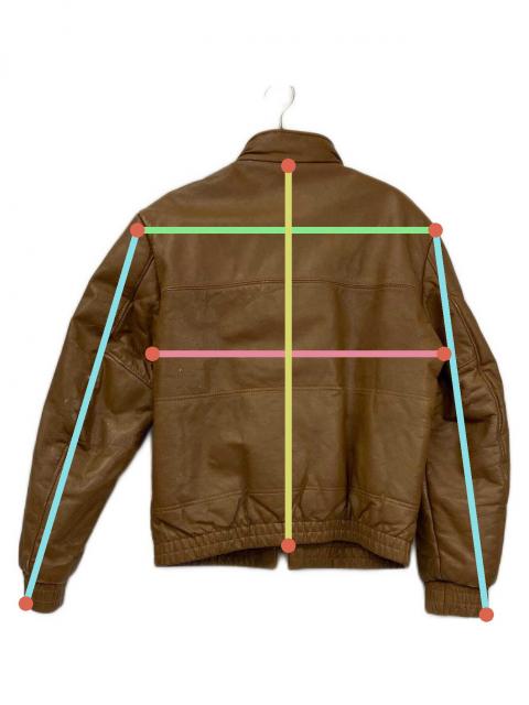 Schott ブラウンレザー ジャケット サイズ40 中古・古着通販】Schott (ショット) レザージャケット ブラウン サイズ