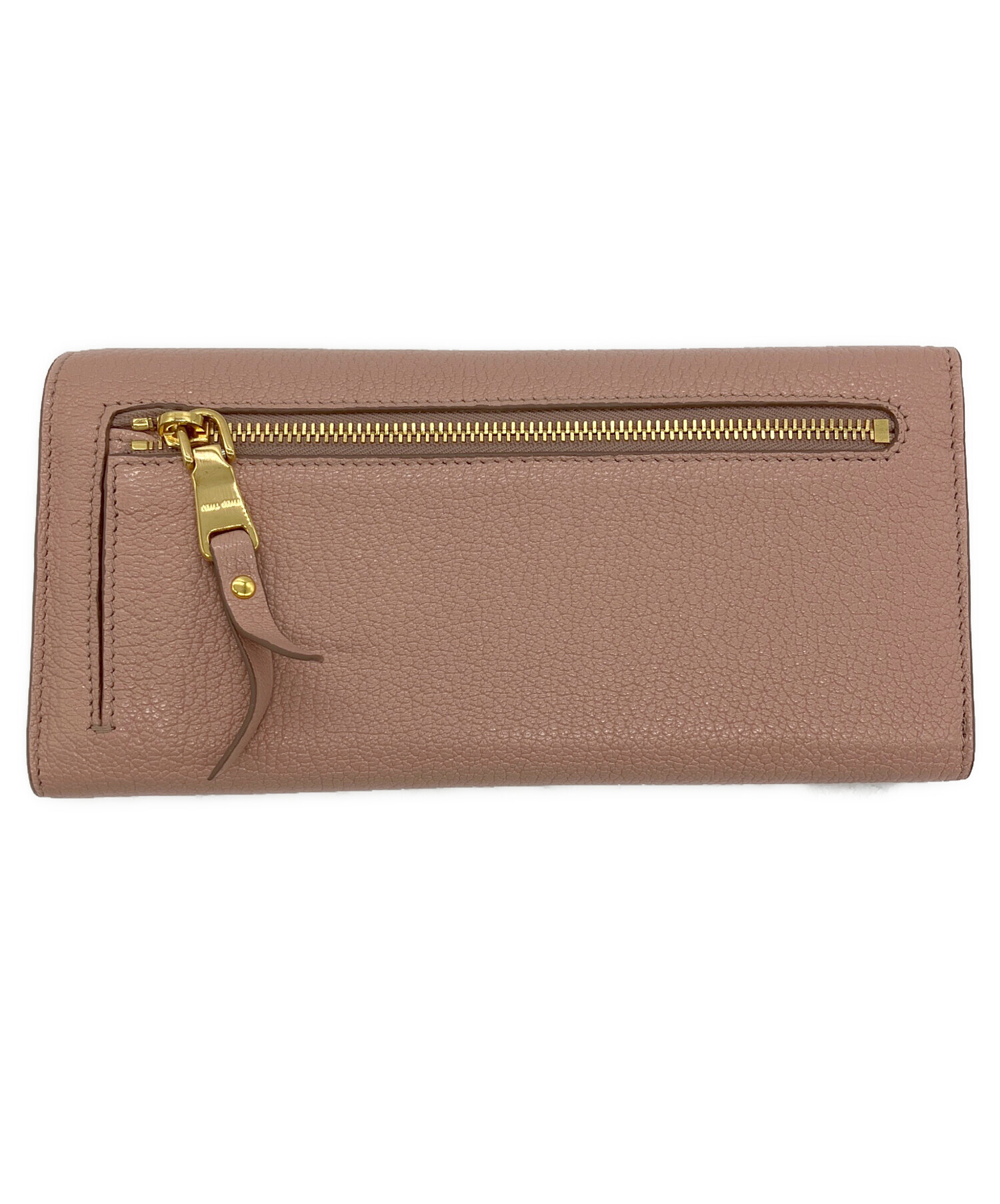 中古・古着通販】MIU MIU (ミュウミュウ) 長財布 ピンク｜ブランド 