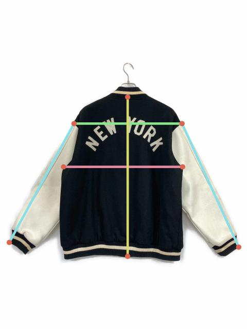 【美品】【レア】empire エンパイア　袖レザー　スタジャン エンパイア EMPIRE 80's スタジャン ワッペン 袖レザー USA製 ブラック