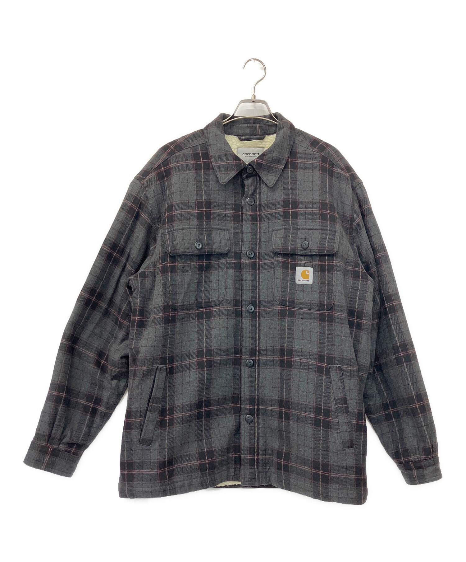 中古・古着通販】CarHartt (カーハート) シャツジャケット グレー