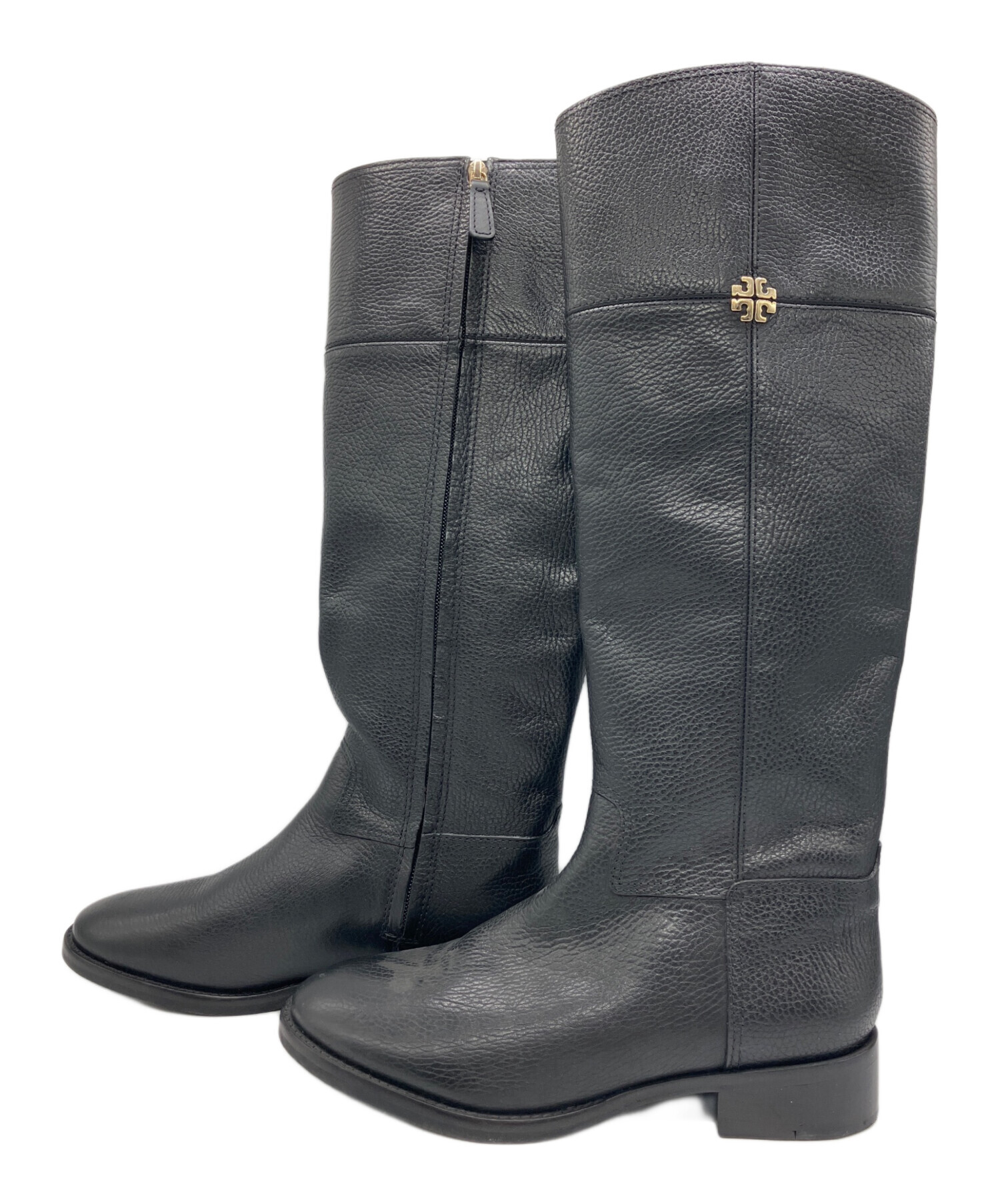 TORY BURCH トリーバーチ ブーツ レディース 【古着】【中古】 中古・古着通販】TORY BURCH (トリーバーチ) ロングブーツ ブラック