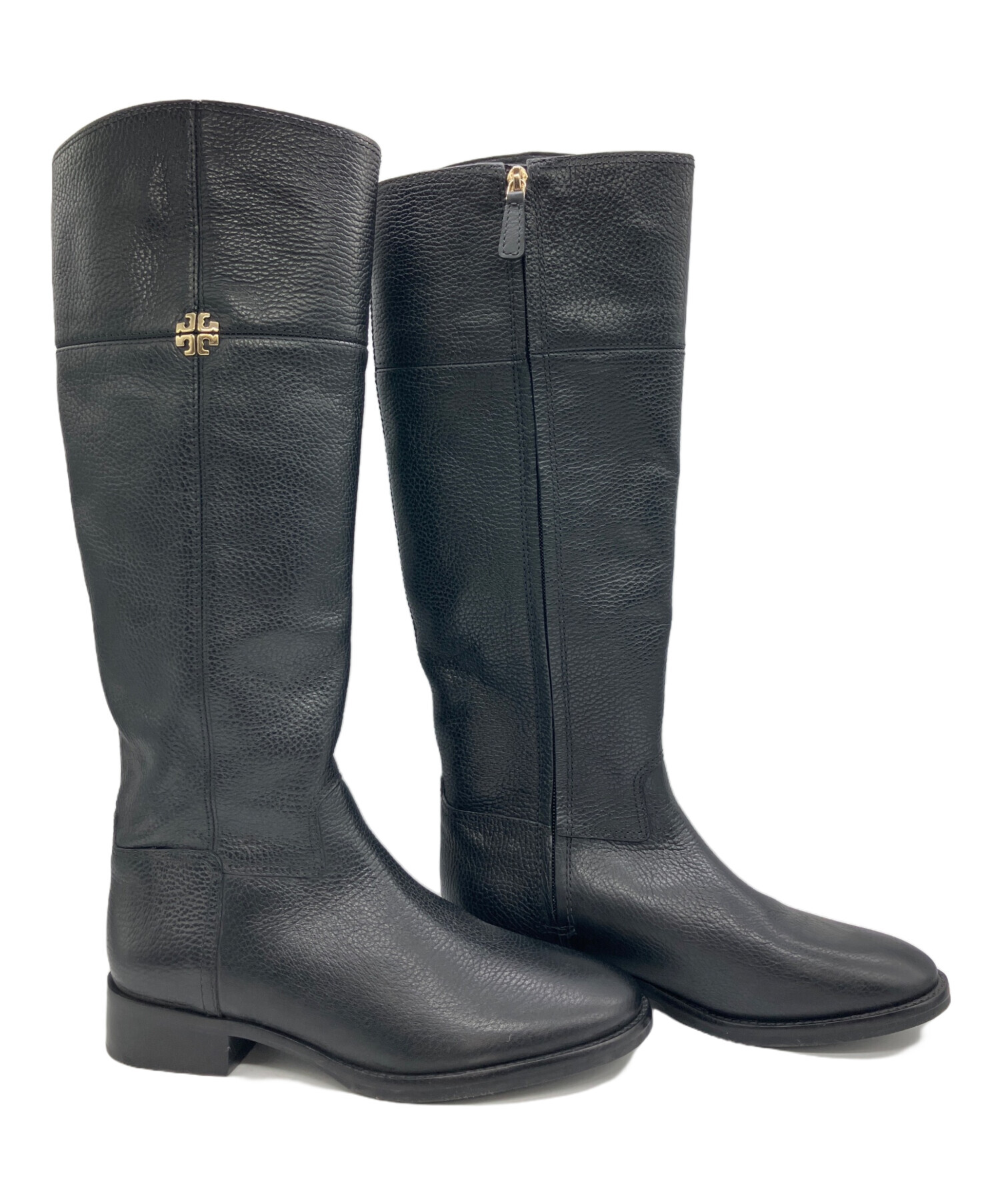 Tory Burch（トリーバーチ）ブラック ロングブーツ TORY BURCHトリーバーチブラック ロングブーツ ToryBurch]ブラック