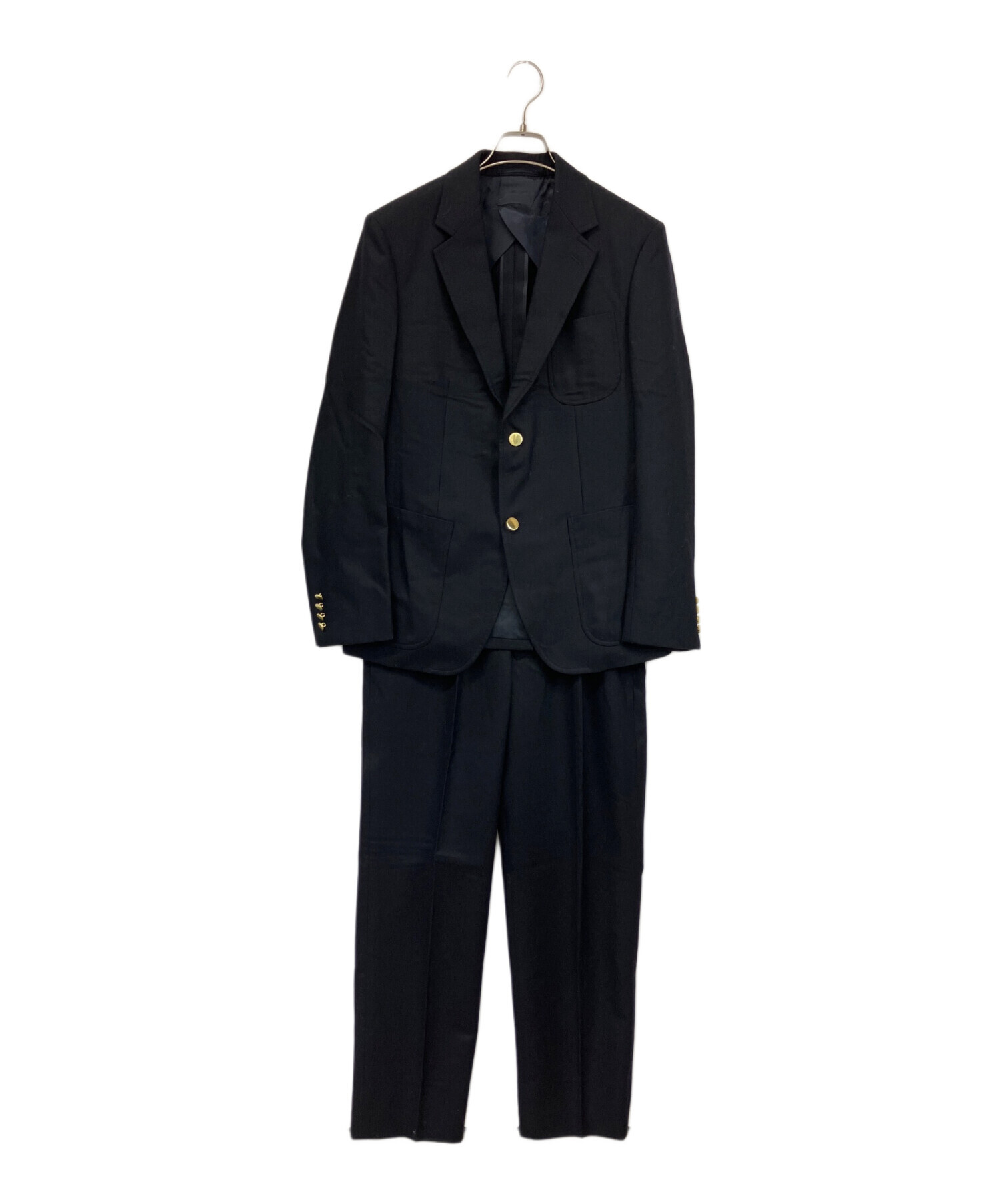 中古・古着通販】SCYE (サイ) セットアップスーツ ブラック サイズ:38