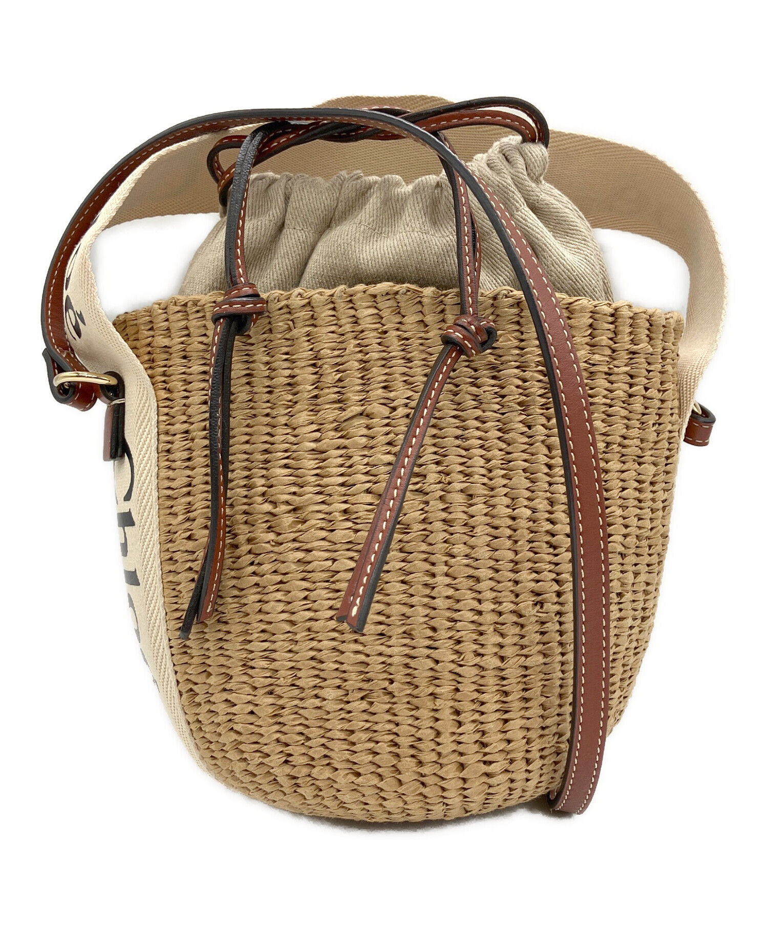 新品同様✨ クロエ ミフコ Chloe Mifuko かごバッグ レザー Chloe（クロエ） Chloe Kids x Mifuko カゴバッグ C20045 レディース