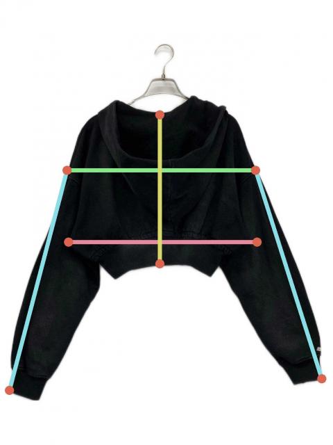 中古・古着通販】JOSE MOON (ジョゼムーン) CROP BIO HOODIE