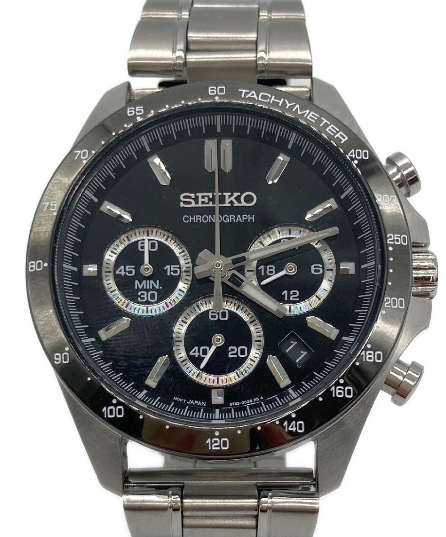 中古・古着通販】SEIKO (セイコー) クロノグラフ ブラック｜ブランド 