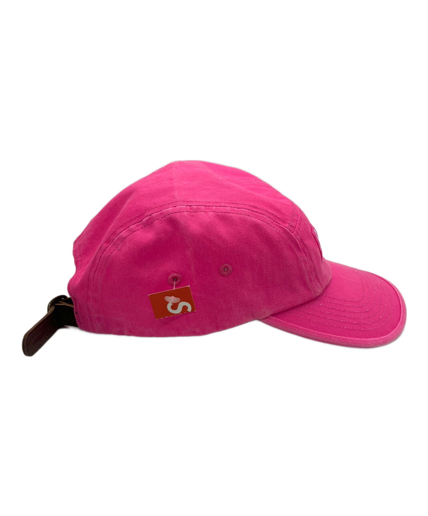 supreme シュプリーム　キャップ　サーモンピンク　MADE IN USA Supreme シュプリーム 2023SS Lasered Twill Camp Cap レーザーツイル