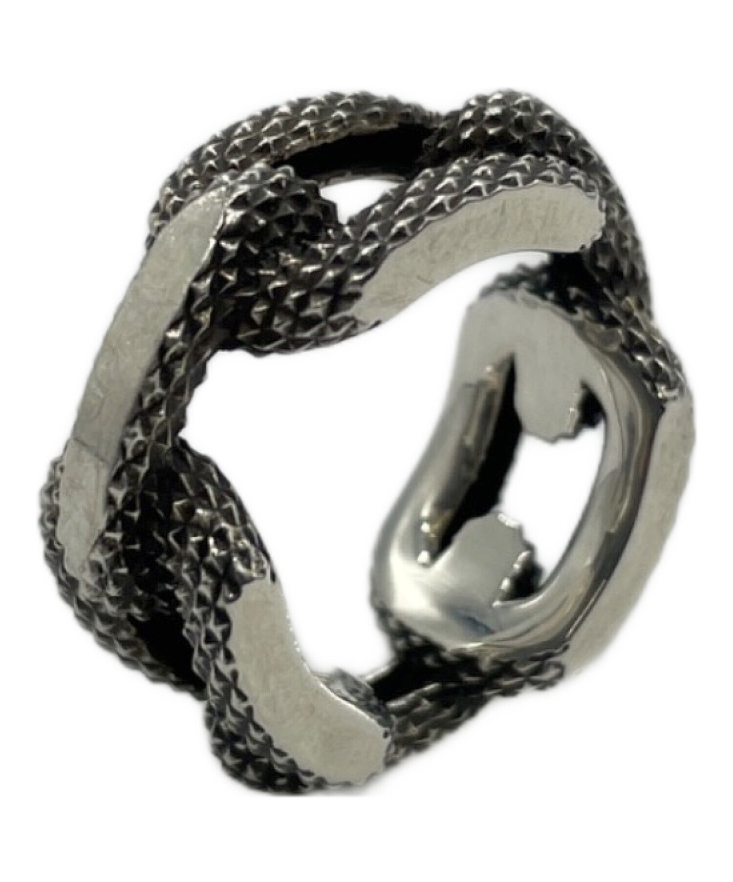 中古・古着通販】AMBUSH (アンブッシュ) テクスチャーチェーンリング