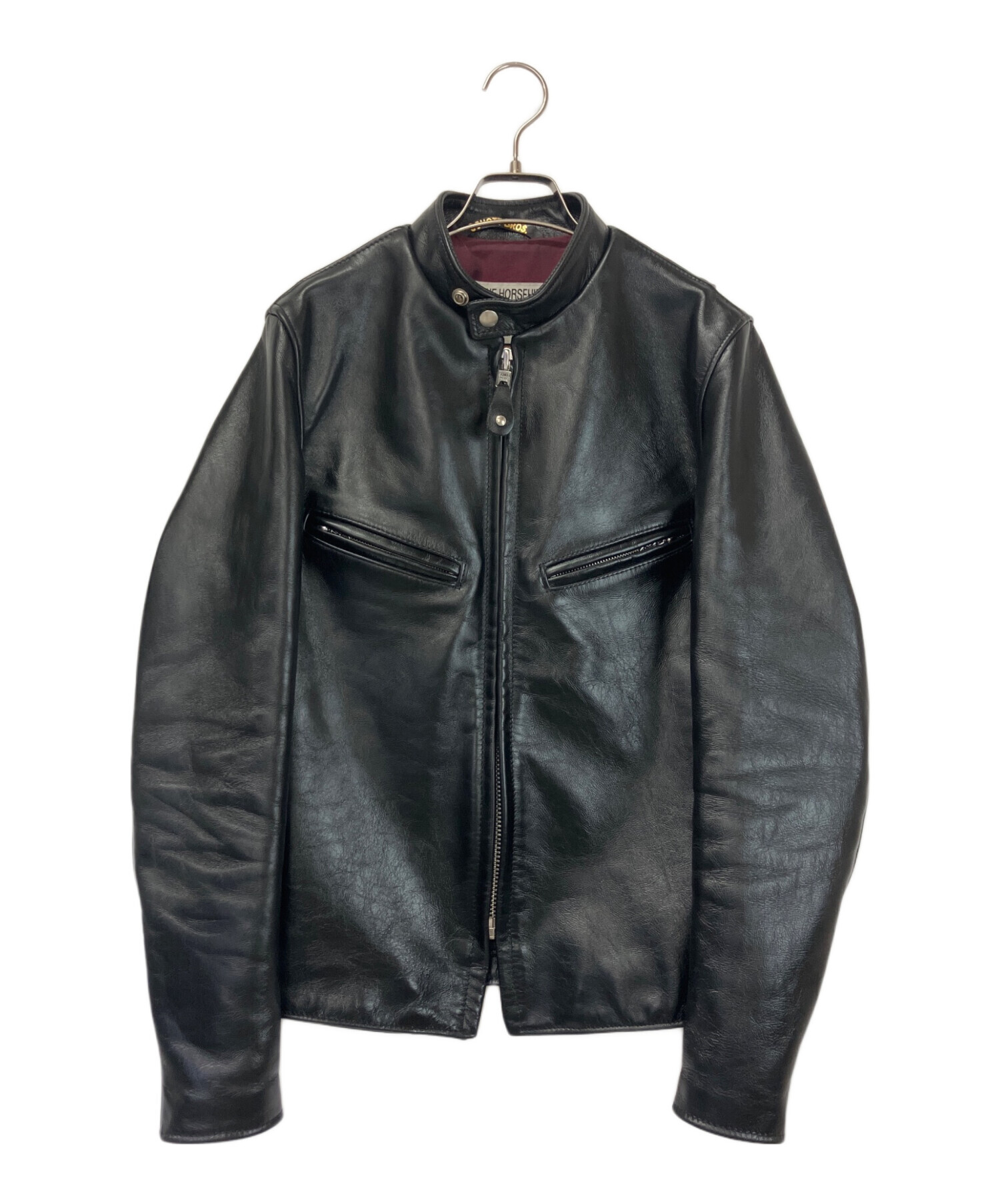 中古・古着通販】Schott (ショット) レザージャケット ブラック サイズ