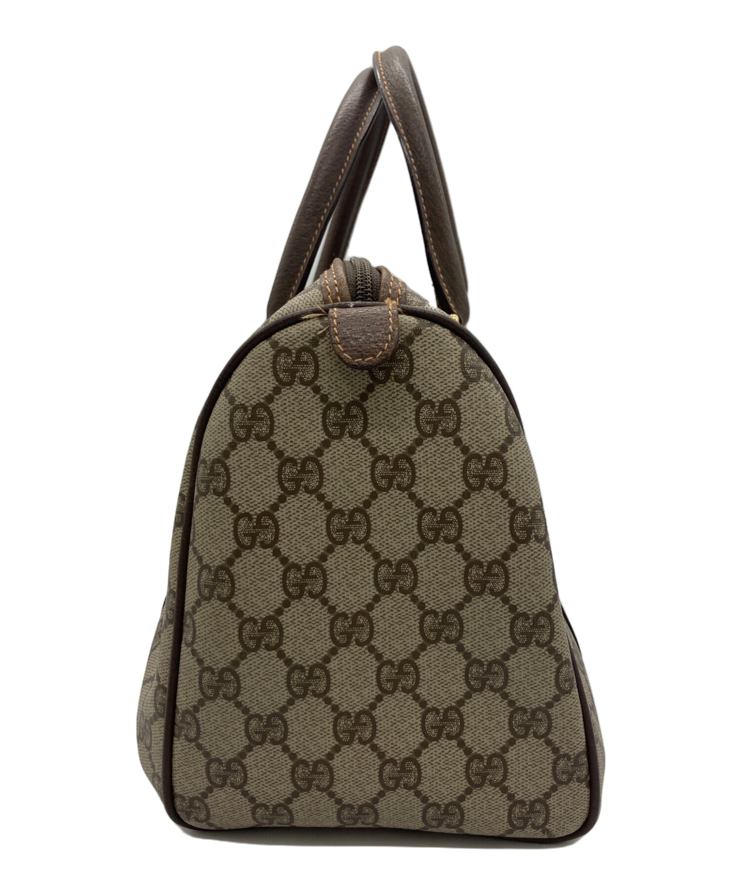 中古・古着通販】GUCCI (グッチ) ミニボストンバッグ GG ブラウン