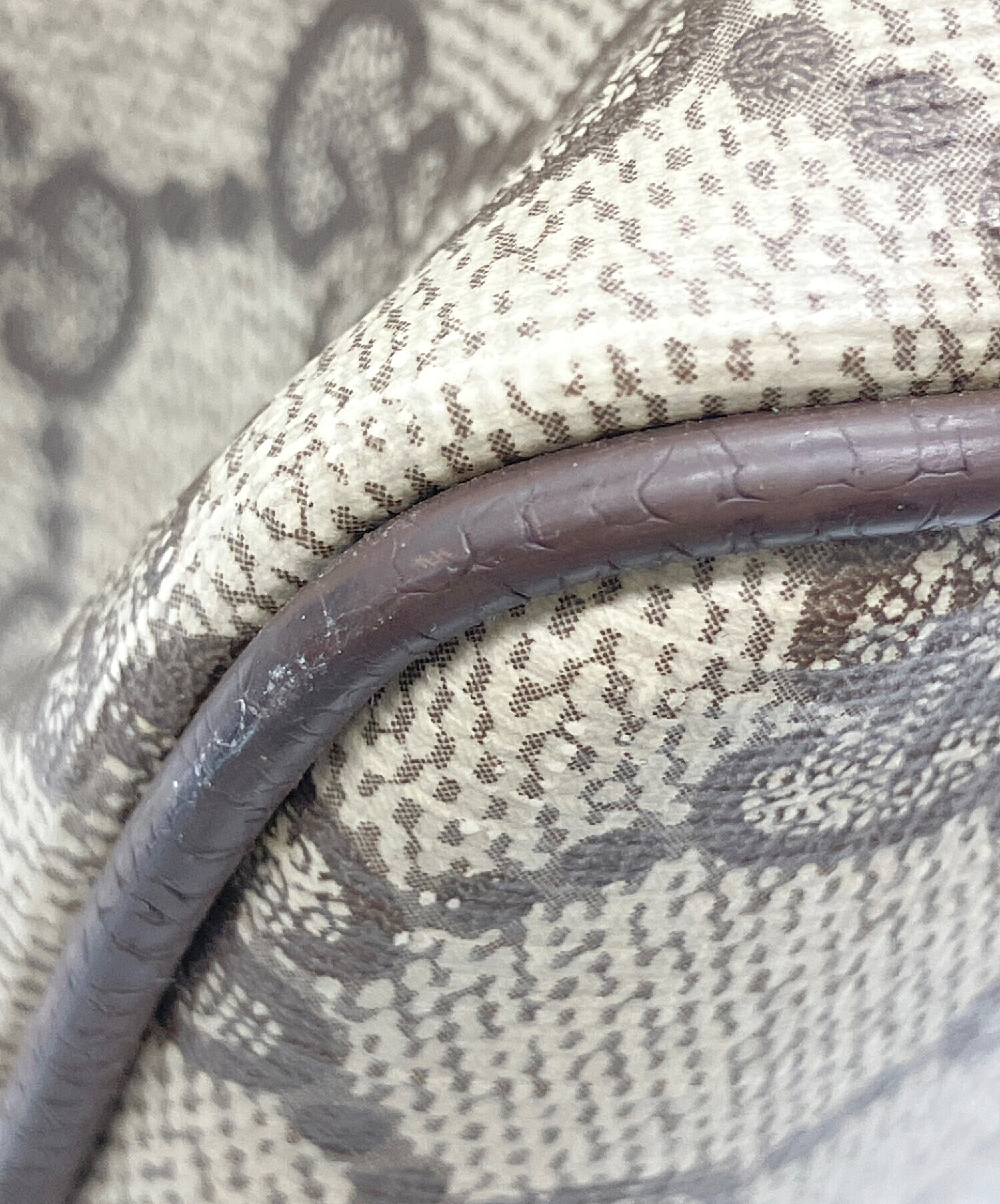 中古・古着通販】GUCCI (グッチ) ミニボストンバッグ GG ブラウン 