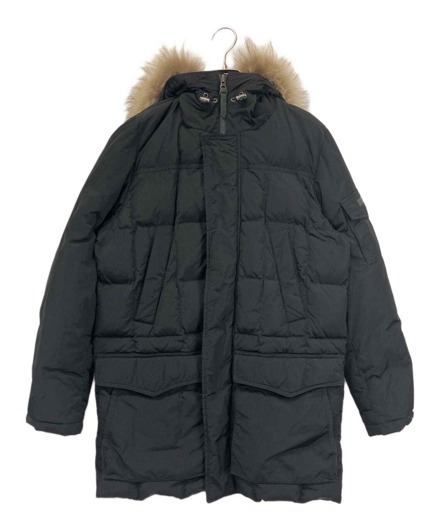 中古・古着通販】WOOLRICH (ウールリッチ) ダウンジャケット ブラック 