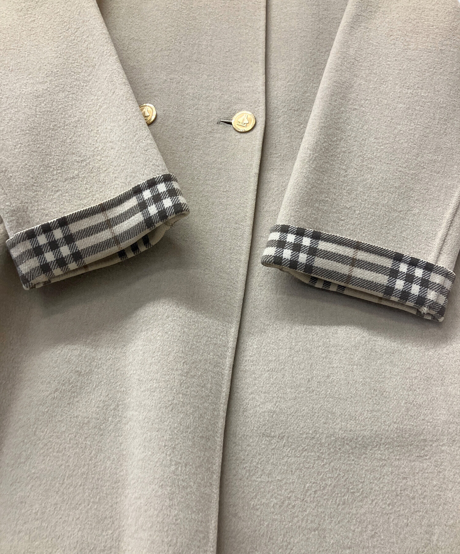 中古・古着通販】Burberry's (バーバリー) Pコート ベージュ サイズ:40