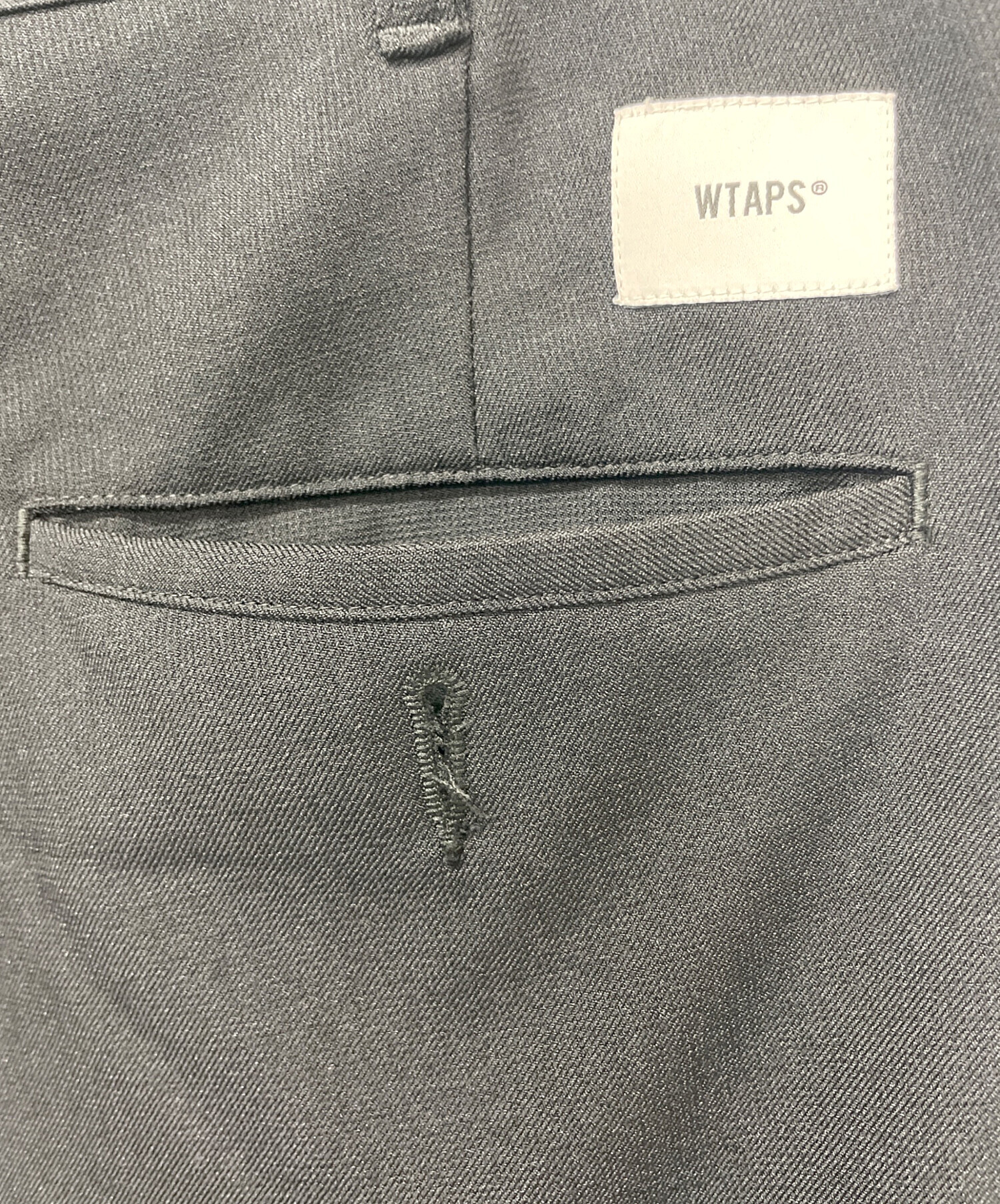 中古・古着通販】WTAPS (ダブルタップス) トラウザーパンツ ブラック