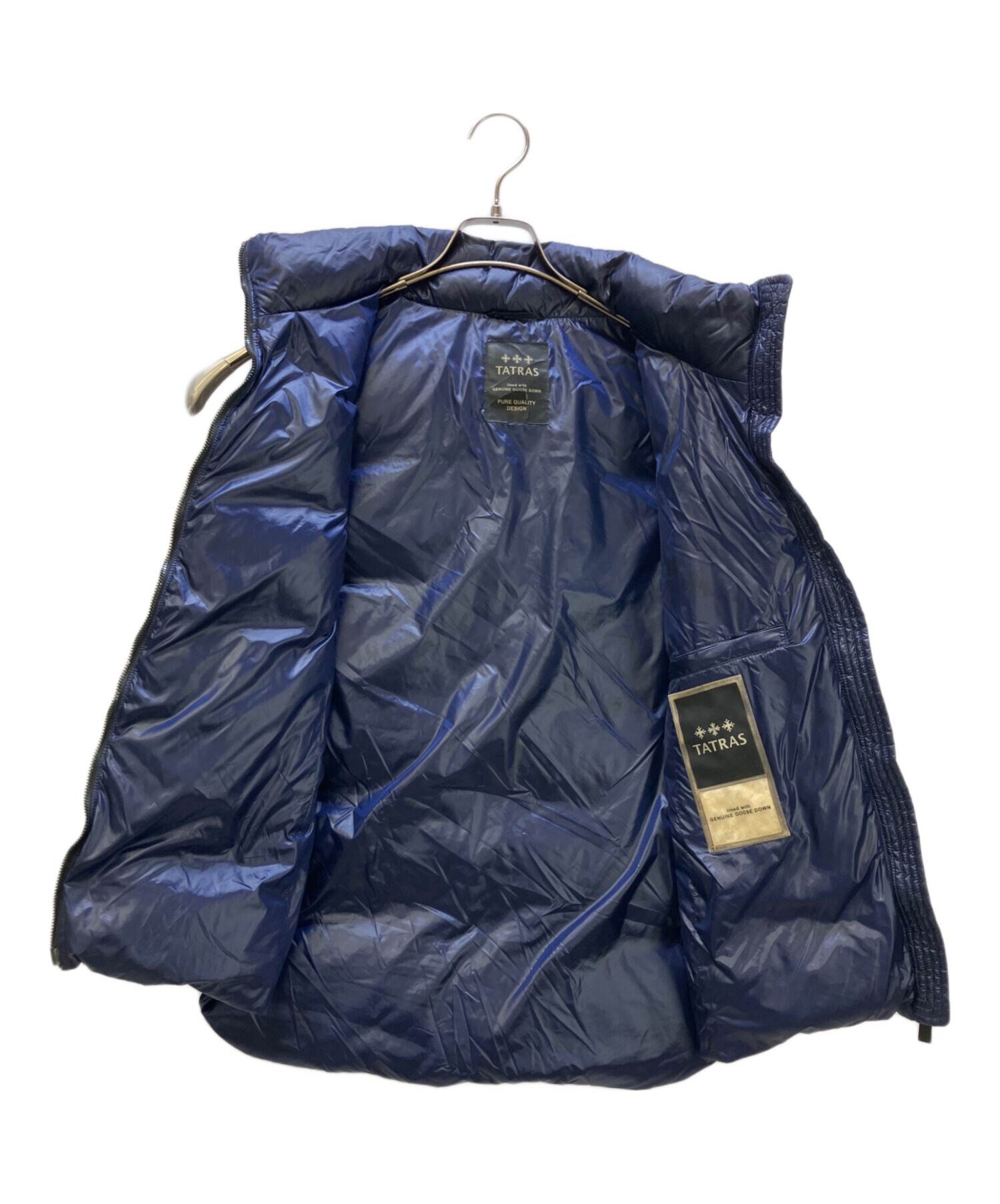 中古・古着通販】TATRAS (タトラス) ダウンベスト ネイビー サイズ:03