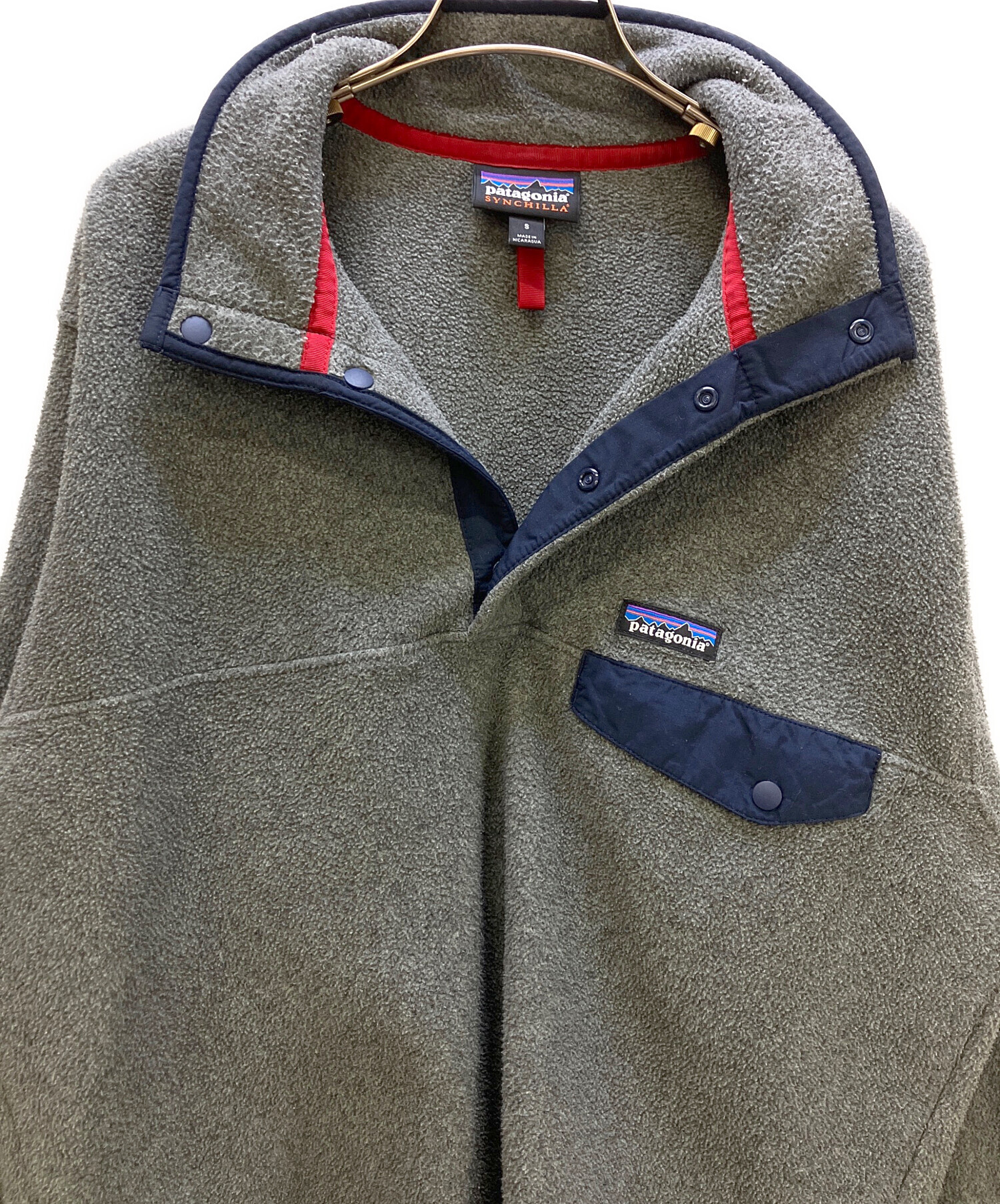 中古・古着通販】Patagonia (パタゴニア) シンチラスナップT グレー