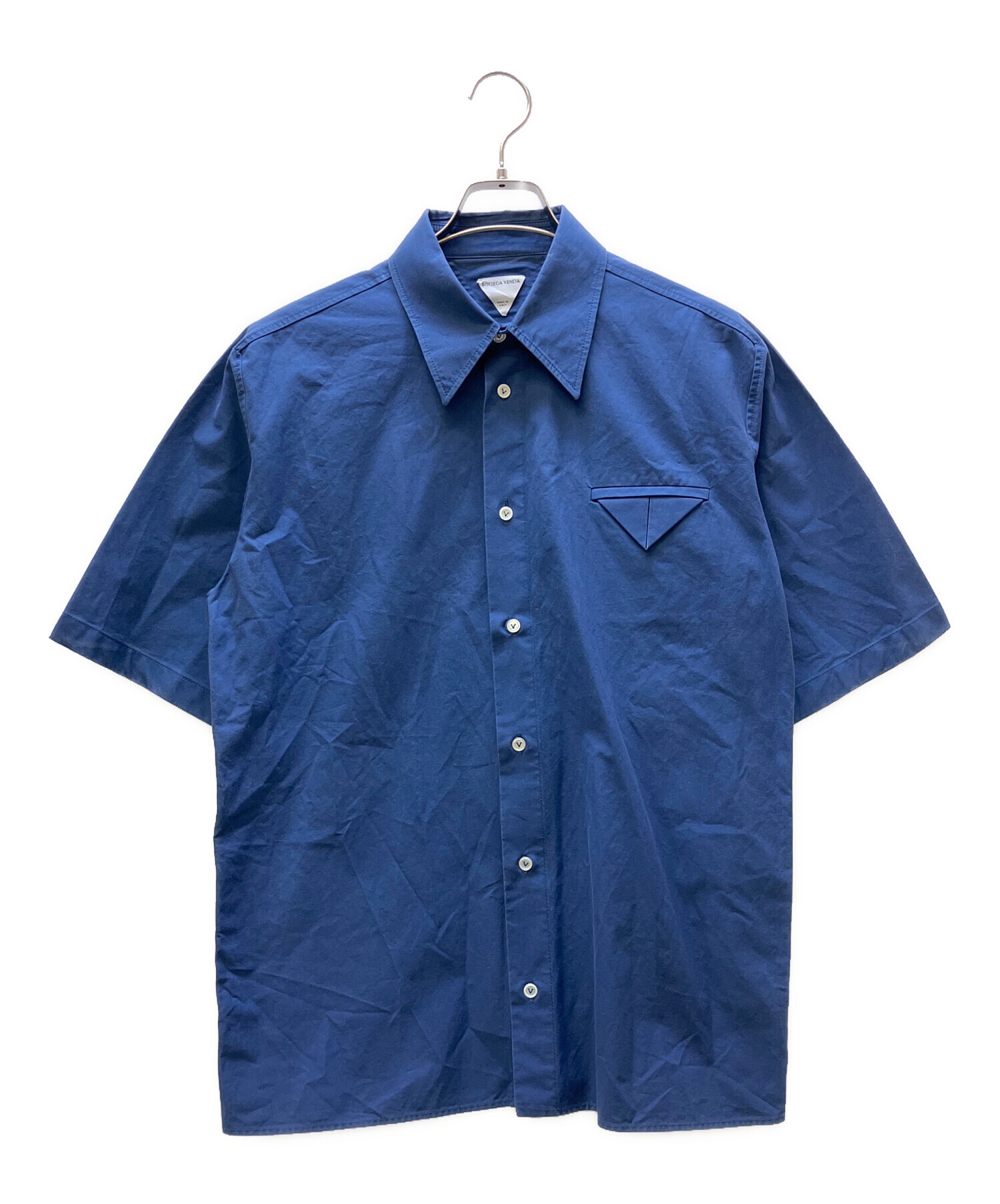 中古・古着通販】BOTTEGA VENETA (ボッテガベネタ) 半袖シャツ ブルー 