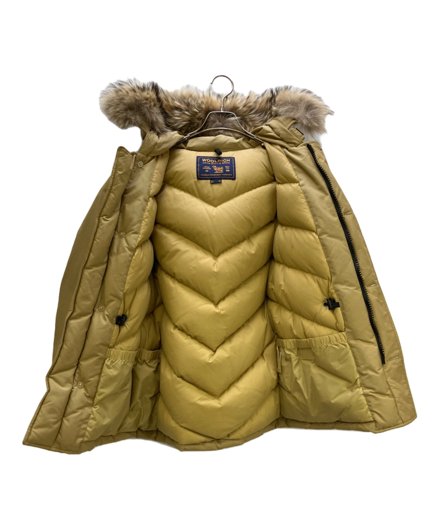 Woolrich ベージュ ダウンジャケット XXS/XS